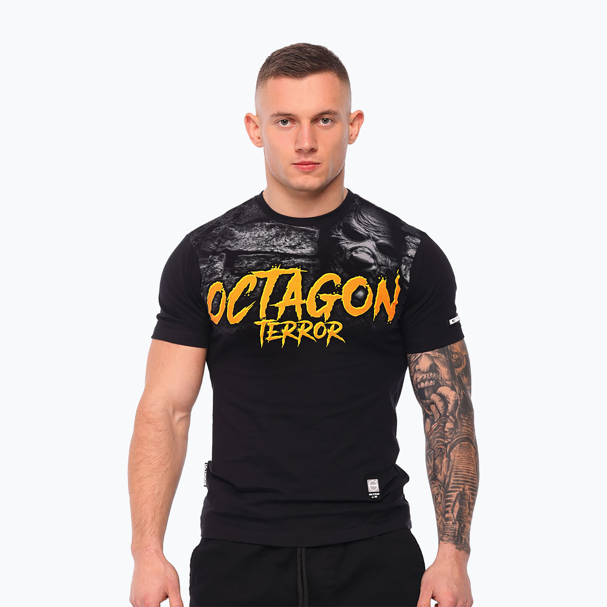 Мъжка тениска Octagon Second Face black/multicolor