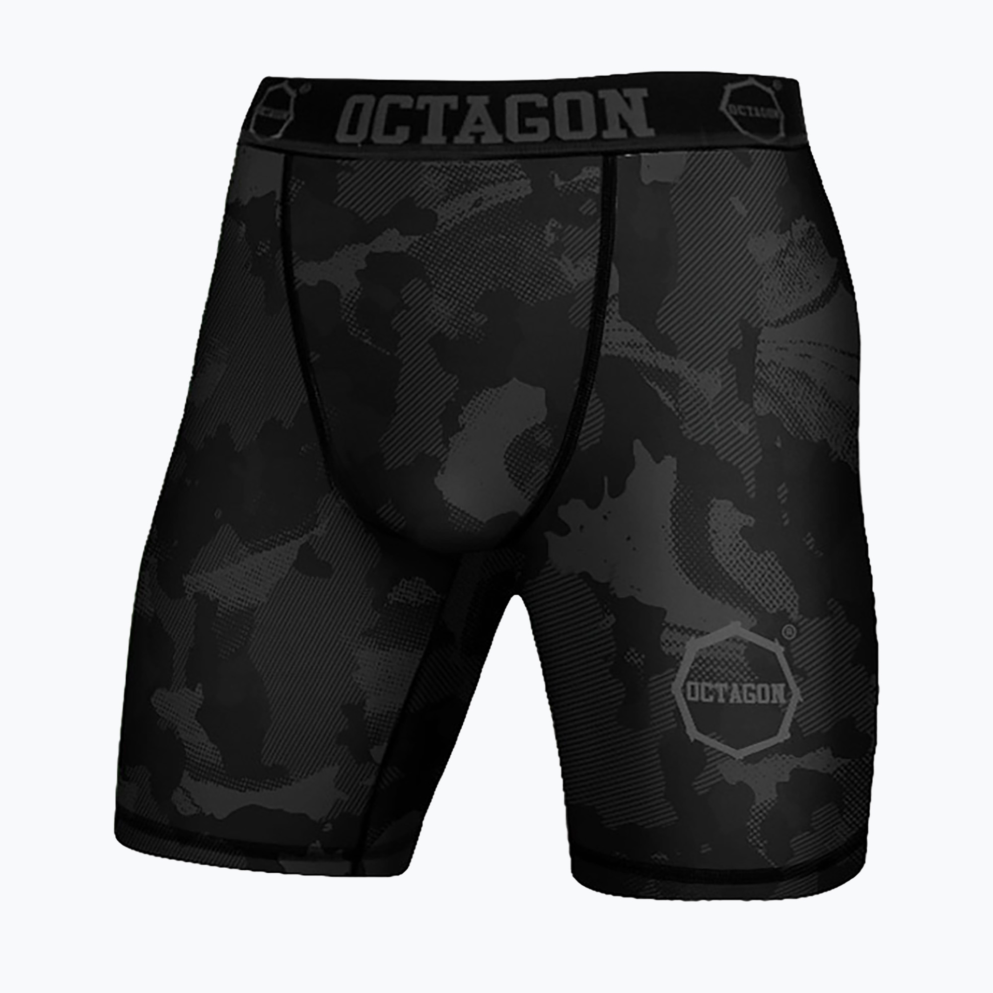 Spodenki kompresyjne męskie Octagon Camo Night black 