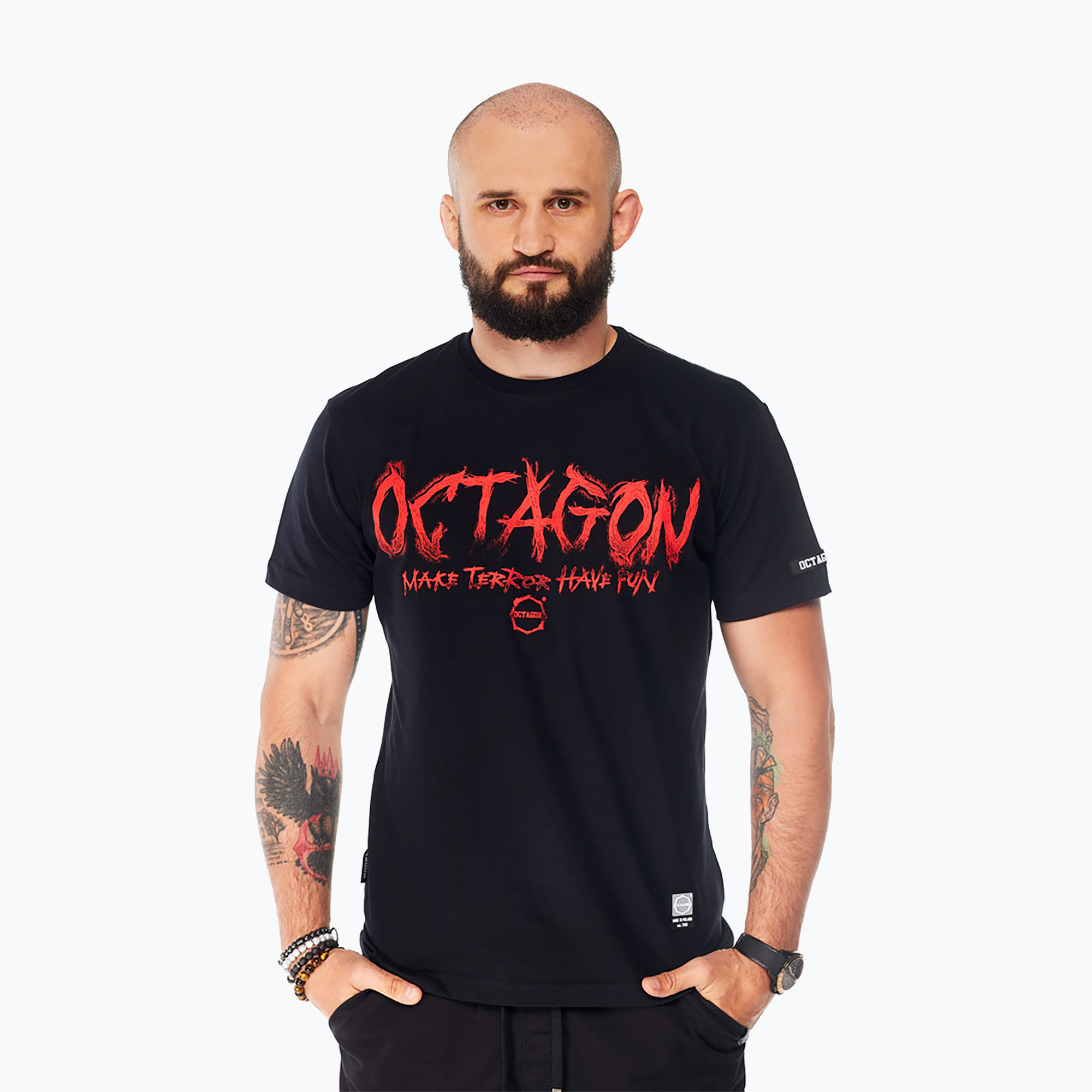 Мъжка тениска Octagon Make Terror Have Fun 2 black/multicolor