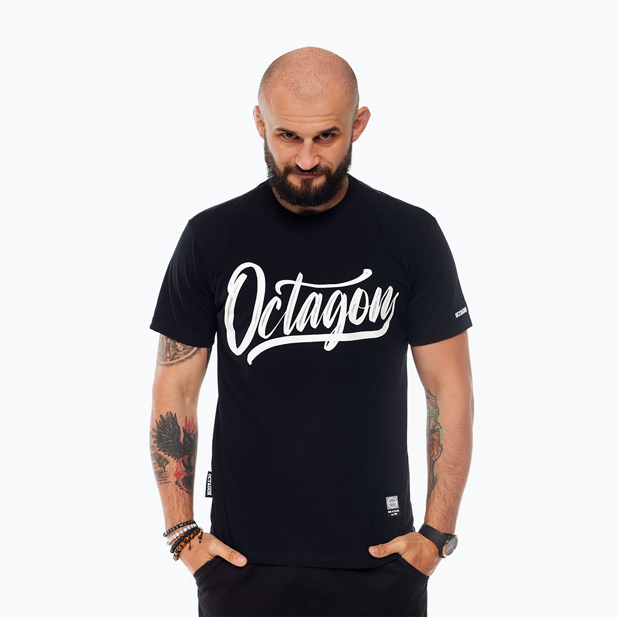 Men's Octagon Retro t-shirt black (M)