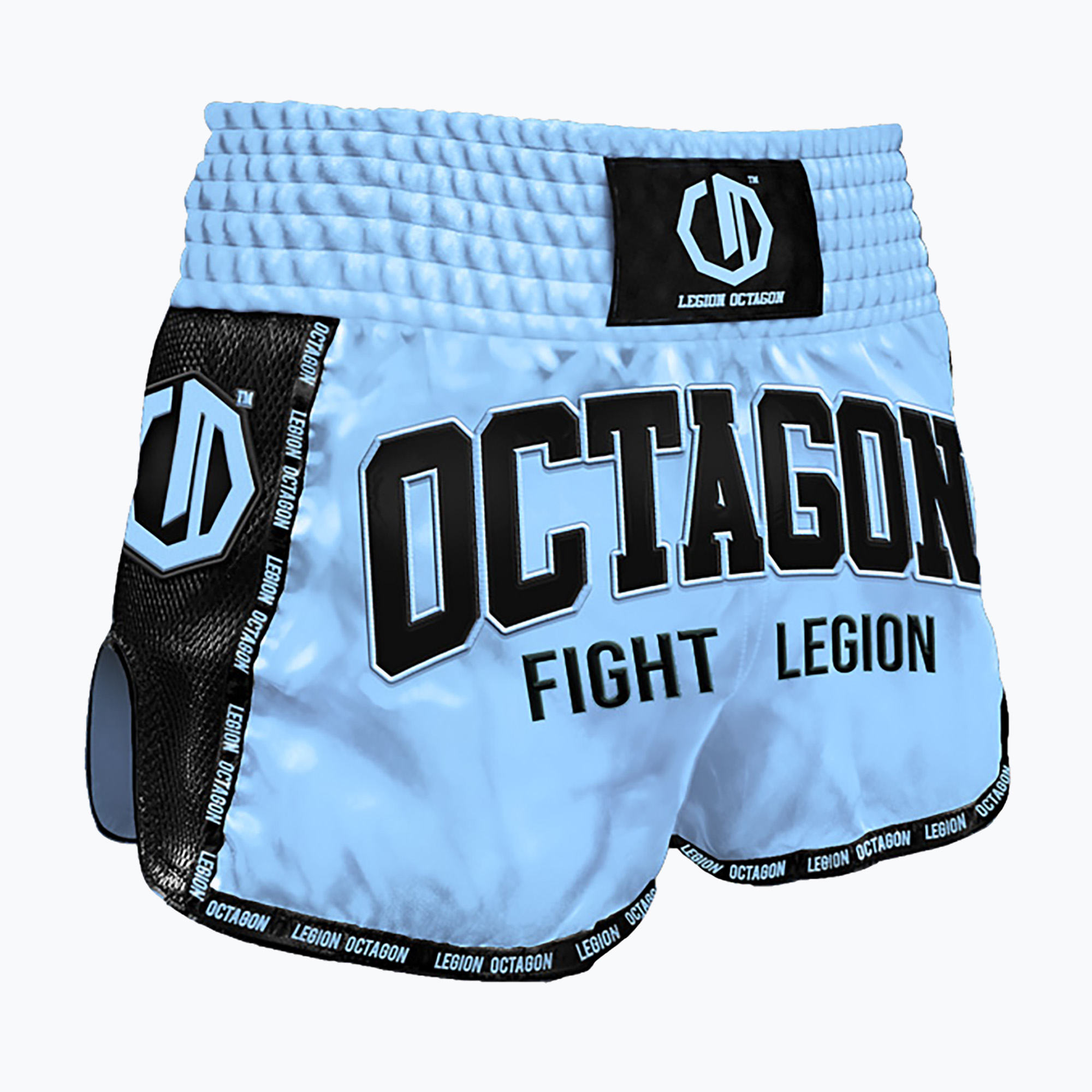 Spodenki treningowe Octagon Kickboxing/Muay Thai Legion Fight Legion Premium sky blue 