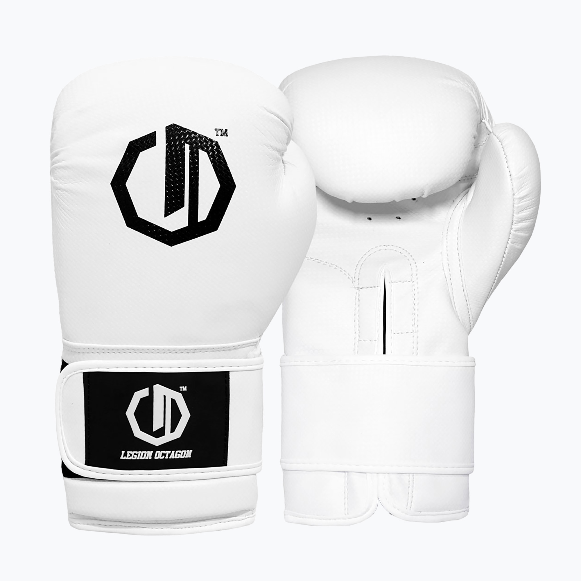Rękawice bokserskie Octagon Legion Kevlar white 