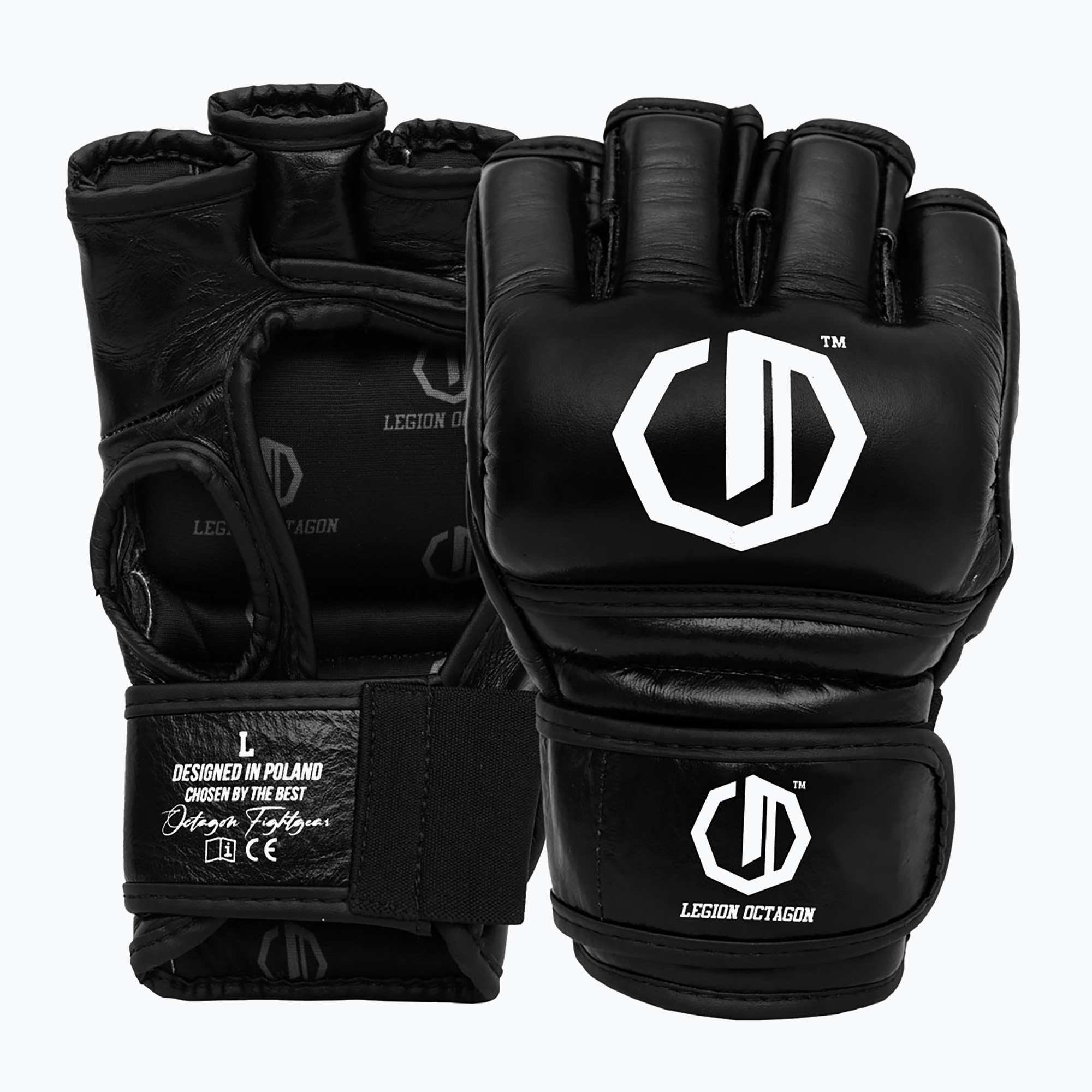 Rękawice grapplingowe Octagon Legion President MMA black 