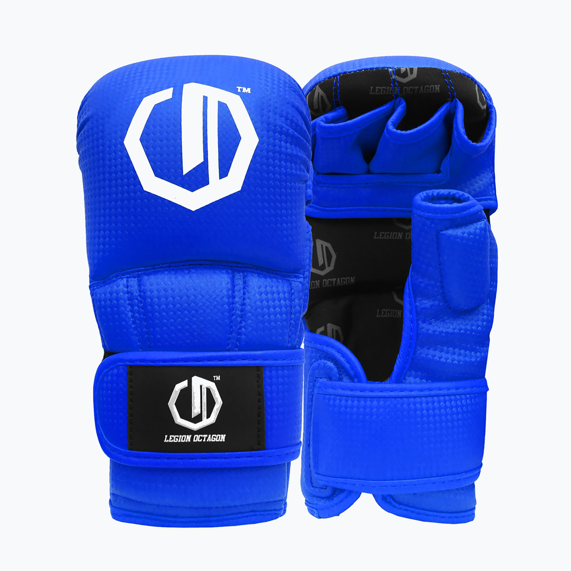 Rękawice sparingowe Octagon Legion Kevlar MMA blue 