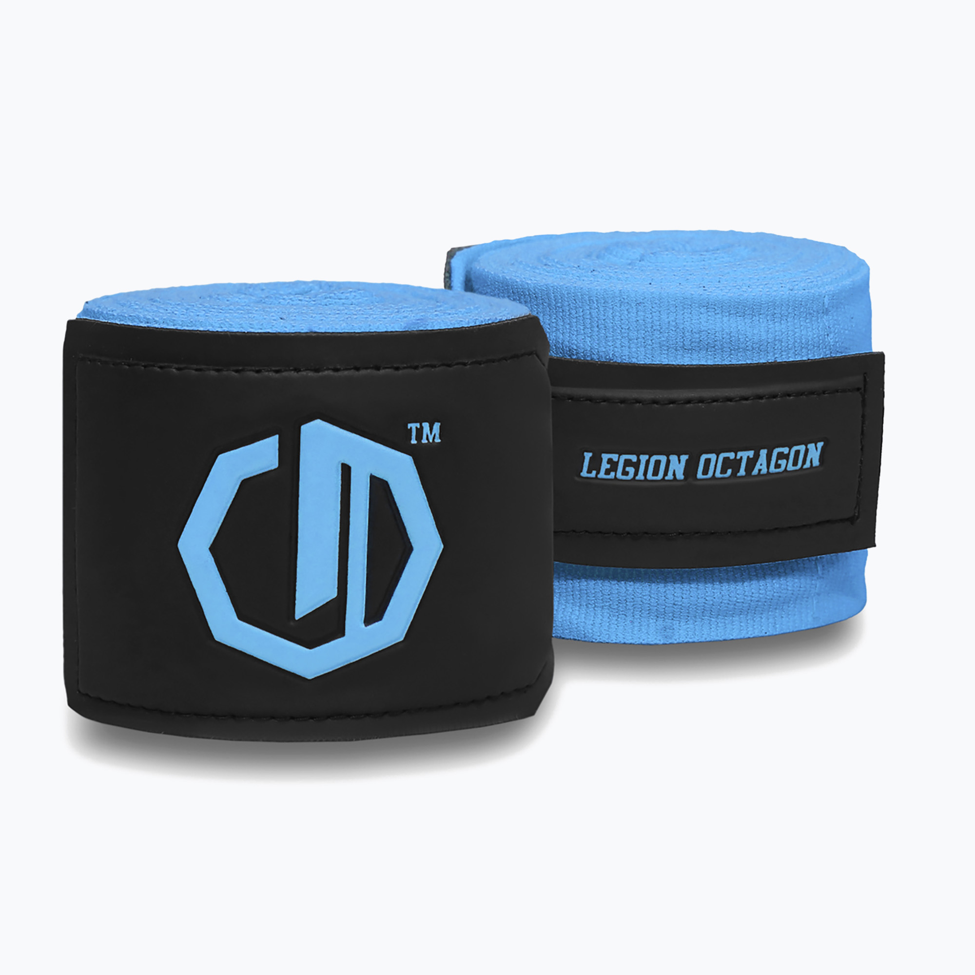 Bandaje de box Octagon Legion Supreme 400 cm light blue