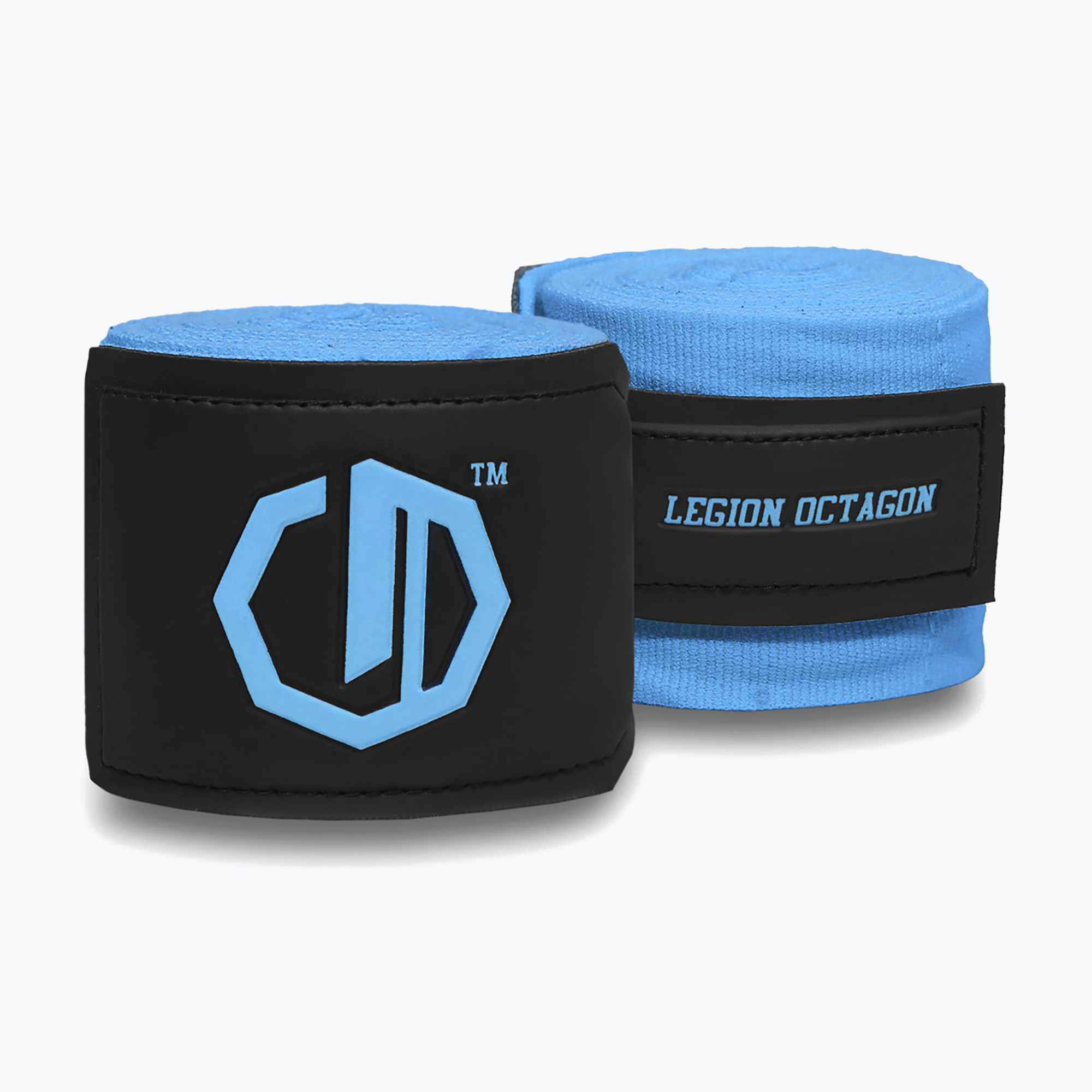 Bandaje de box Octagon Legion Supreme 300 cm light blue