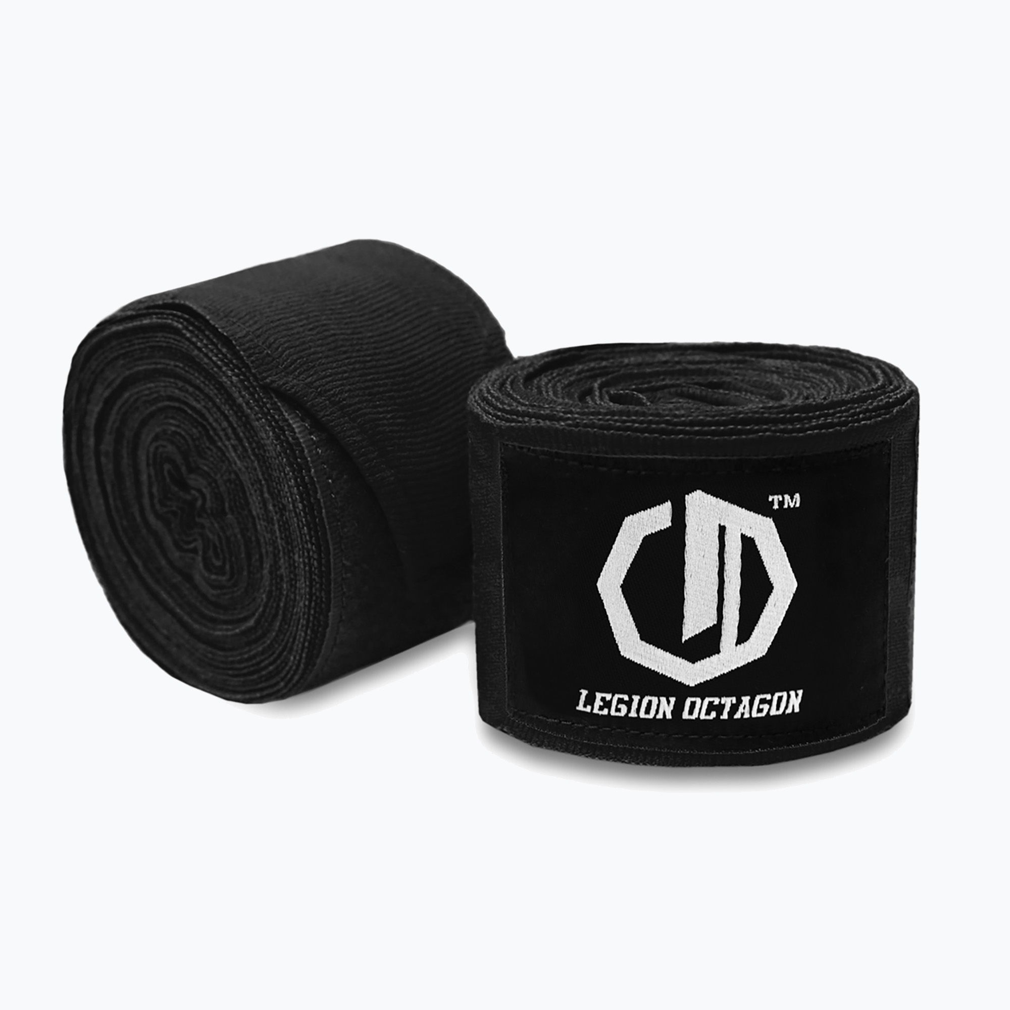 Bandaje de box Octagon Legion Standard 300 cm black/white