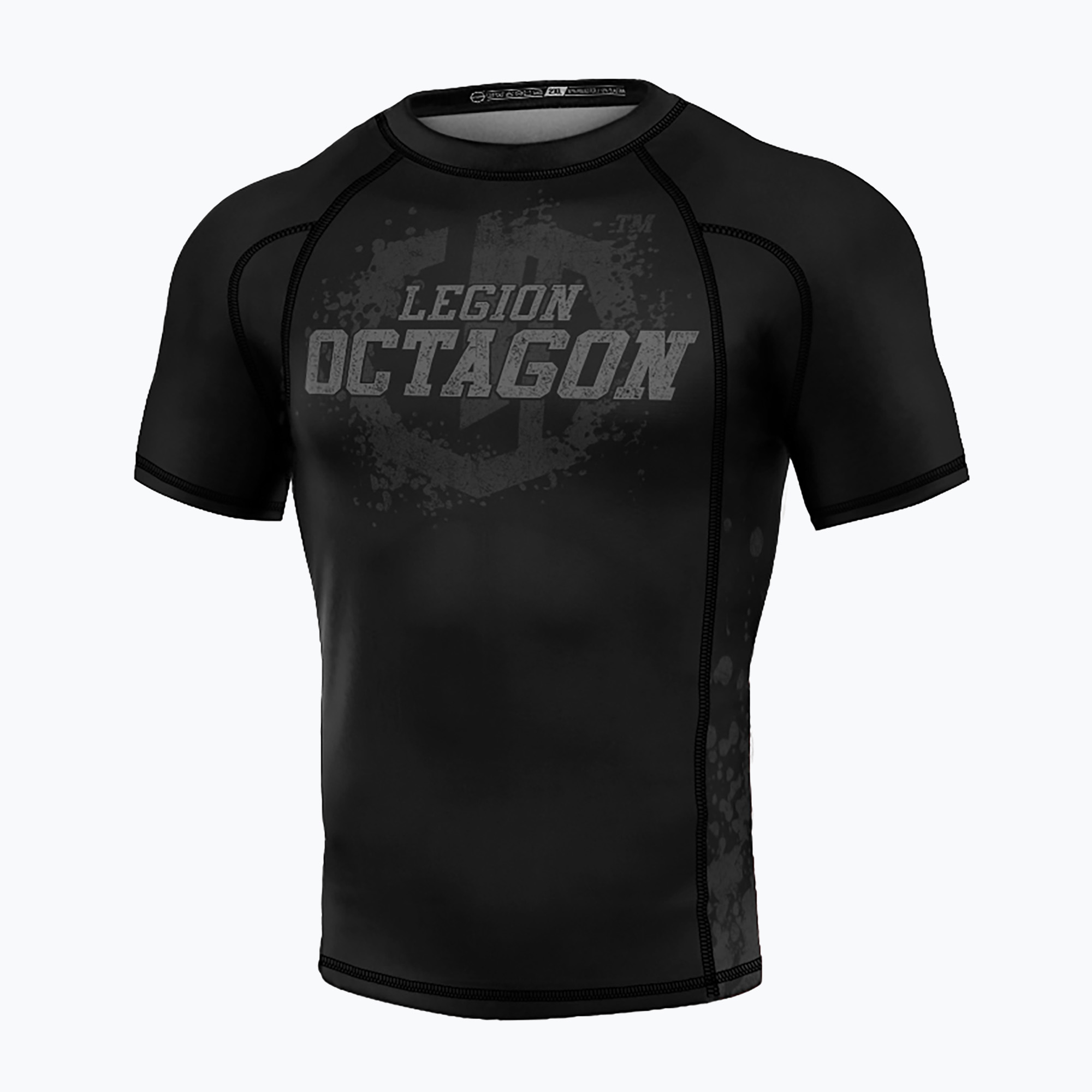 Rashguard męski Octagon Legion Premium Grunge black/grey 