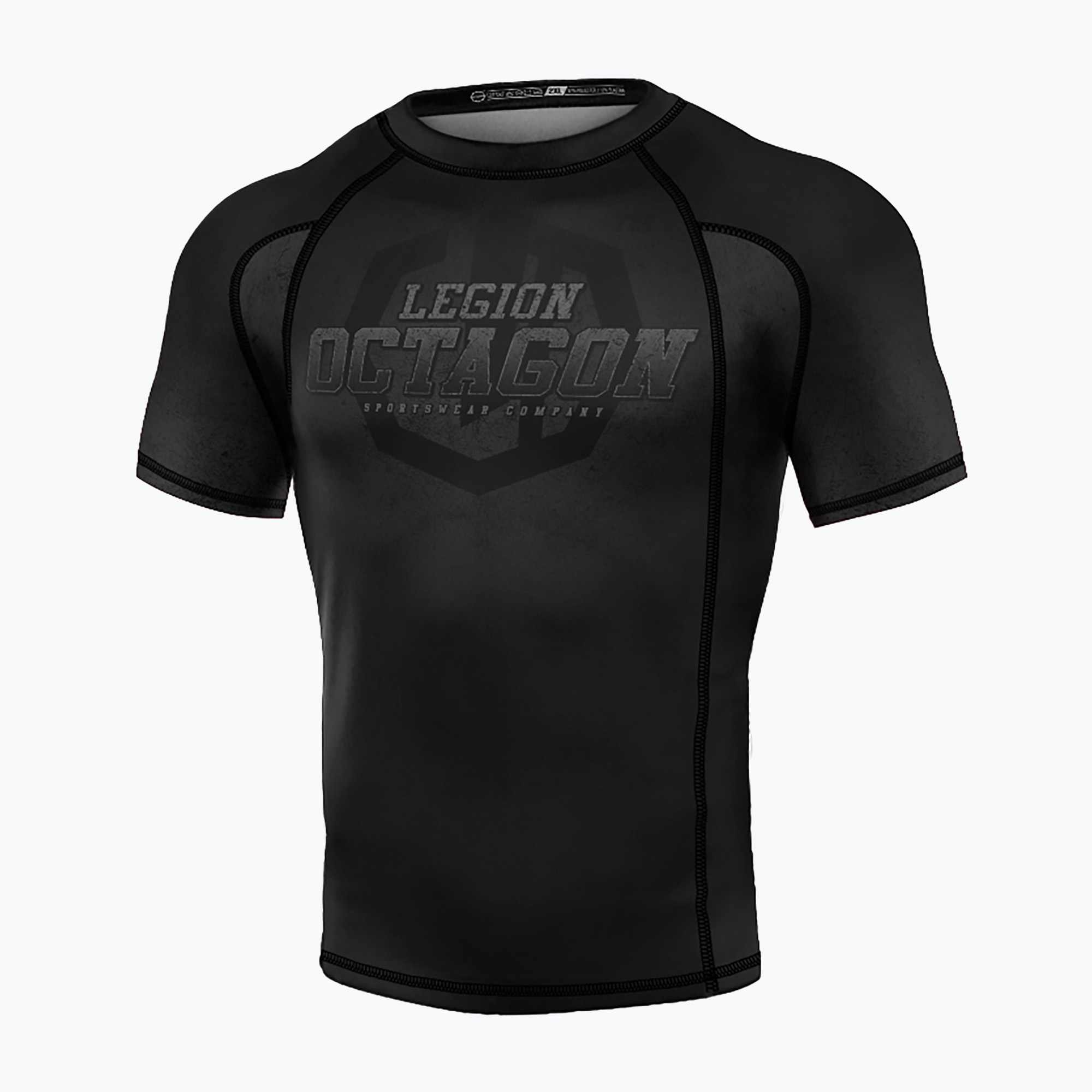 Rashguard pentru bărbați Octagon Legion Premium Conquest black/grey
