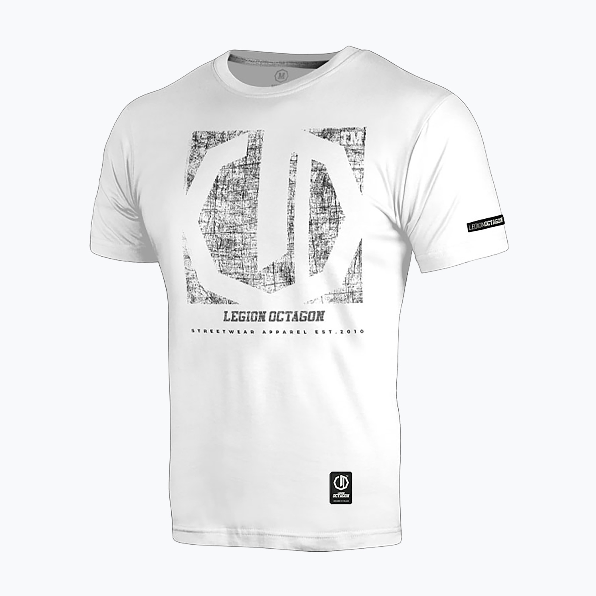Koszulka męska Octagon Legion Square white 