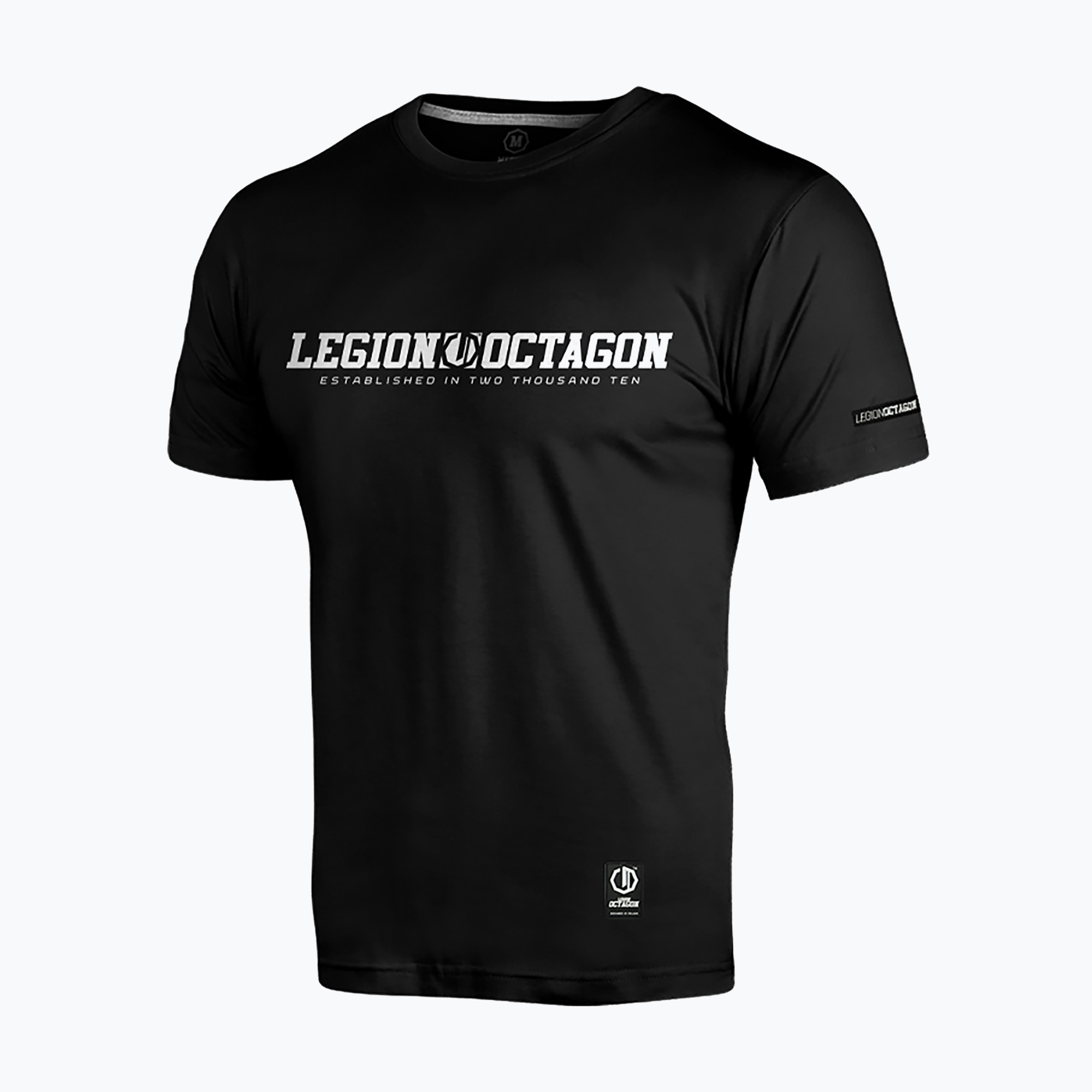 Tricou pentru bărbați Octagon Legion Unique black/white