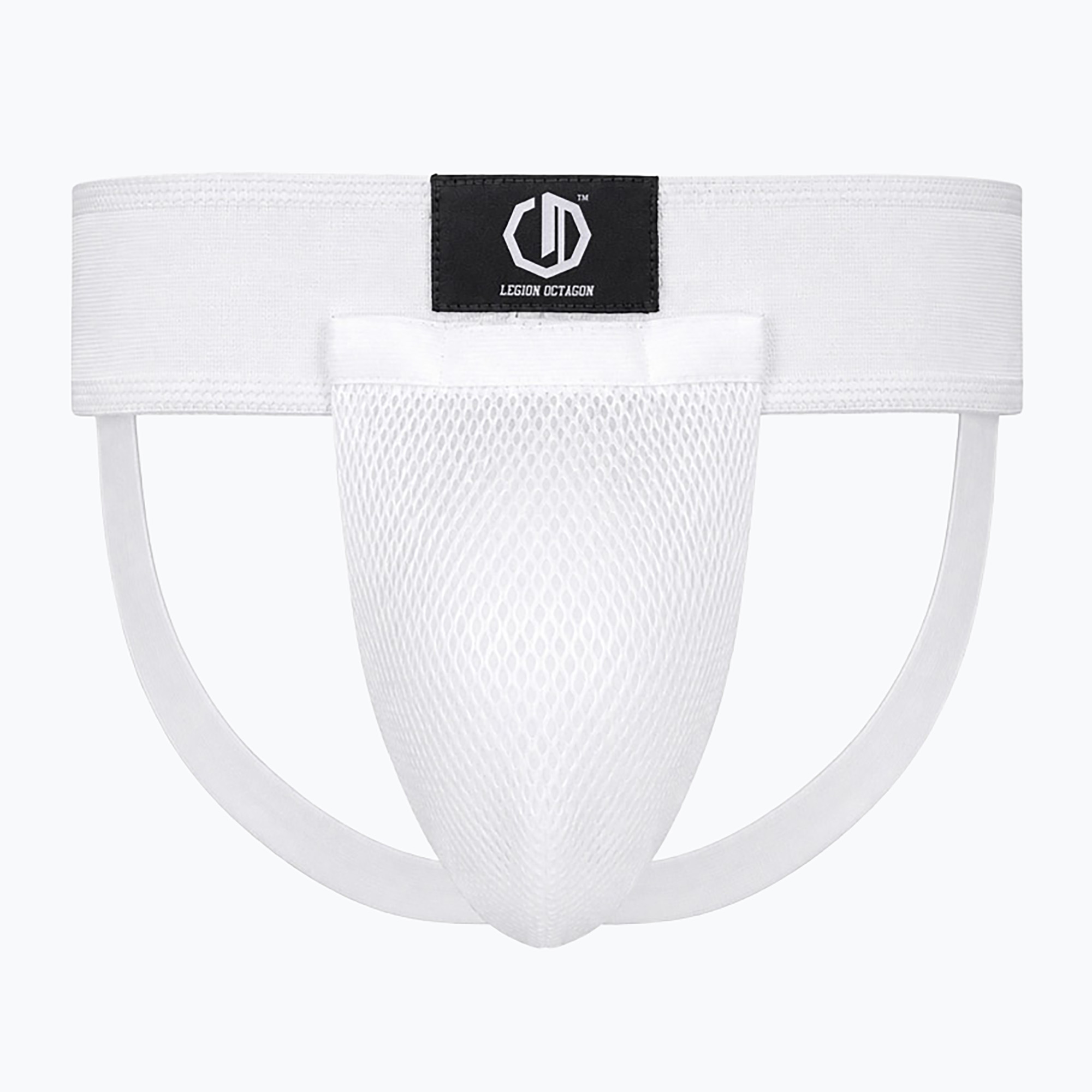 Мъжки протектор за слабини  Octagon Legion Basic white