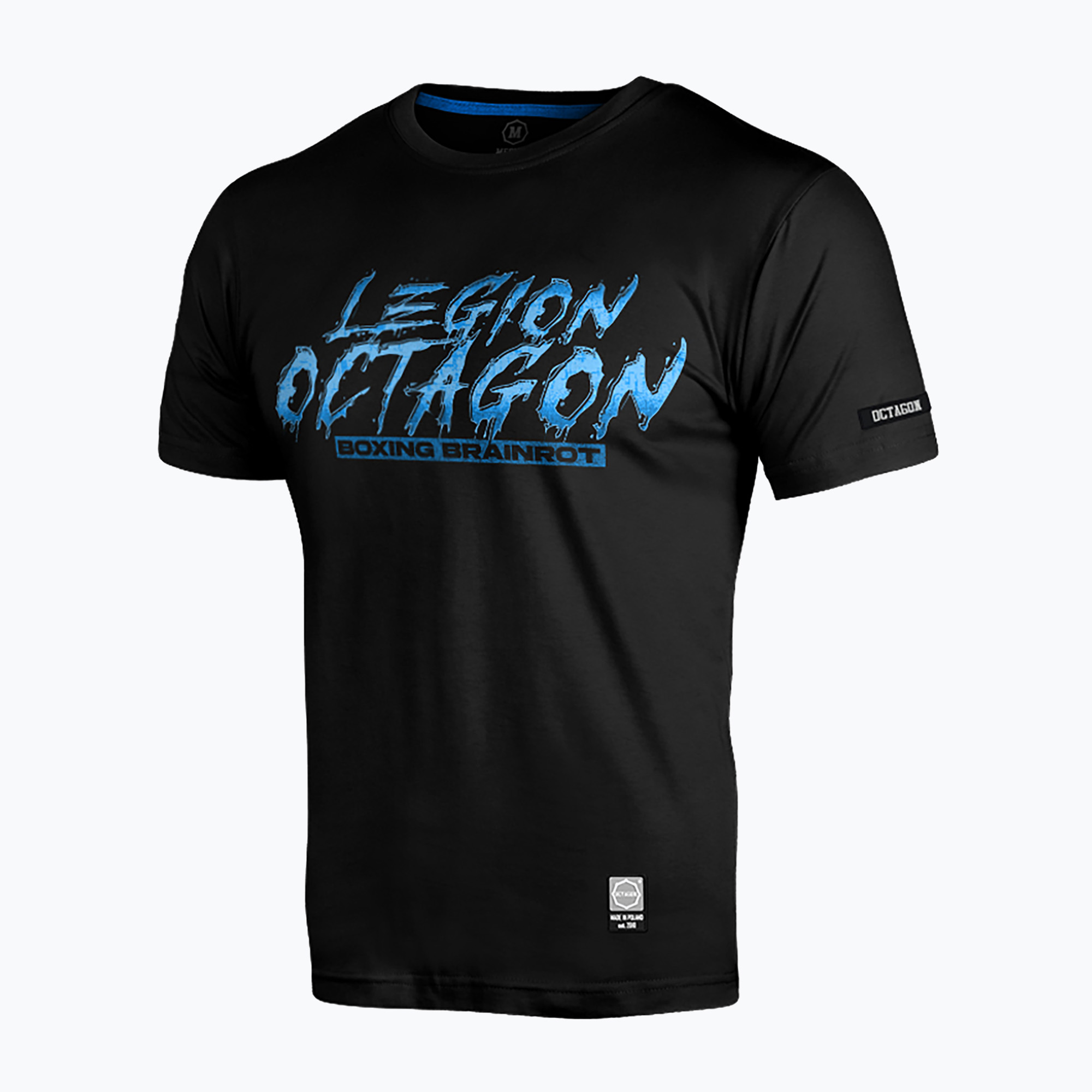 Tricou pentru bărbați Octagon Legion Brainrot Boombullini Knockoutini black/multicolor
