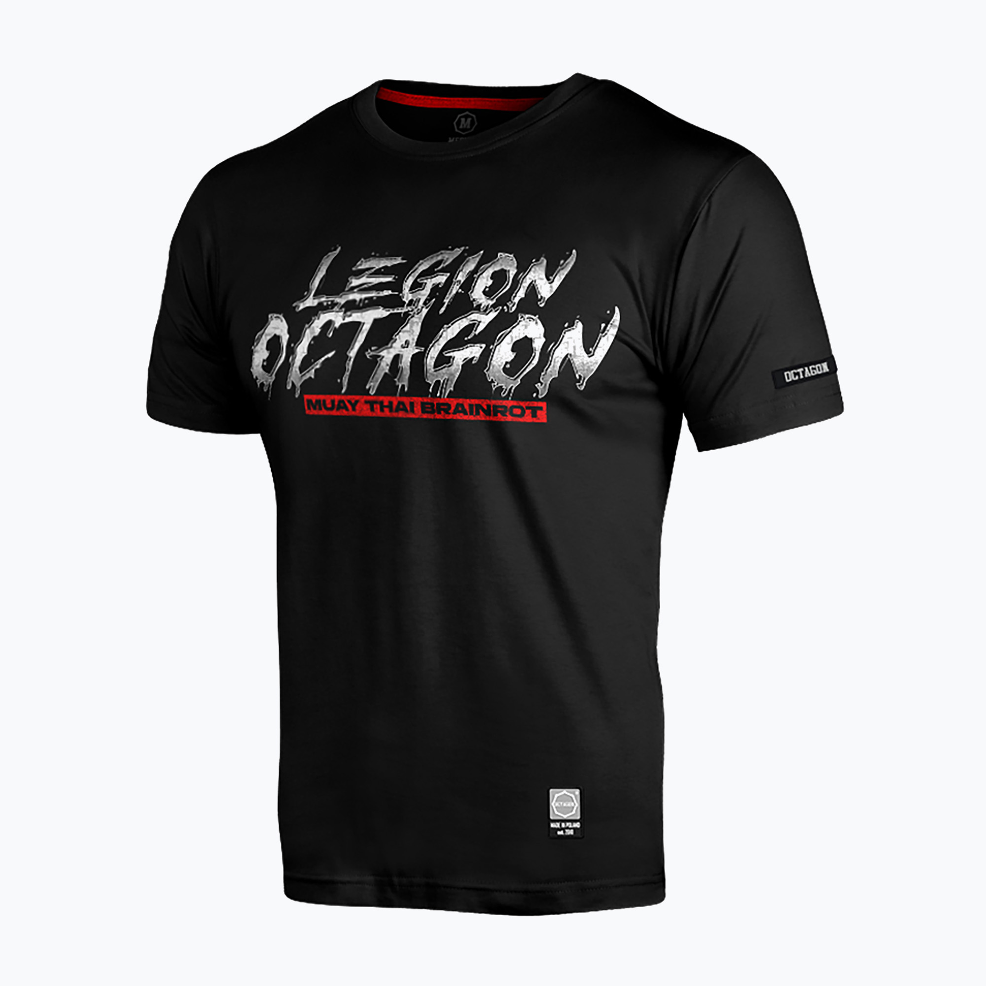 Pánske tričko Octagon Legion Brainrot Thaigerini Muaythini black/multicolor