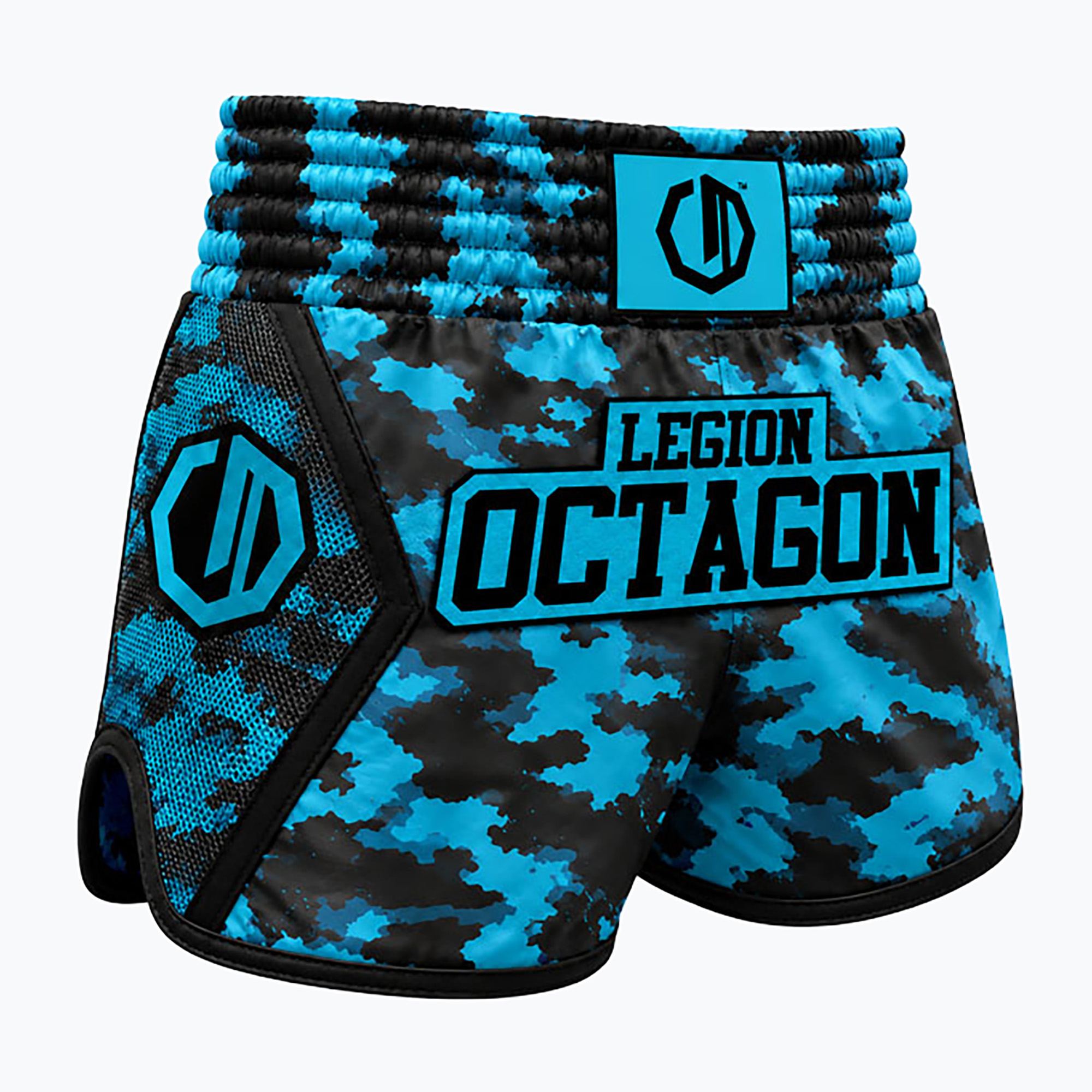 Тренировъчни шорти Octagon Legion Kickboxing/Muay Thai Premium arctic strike