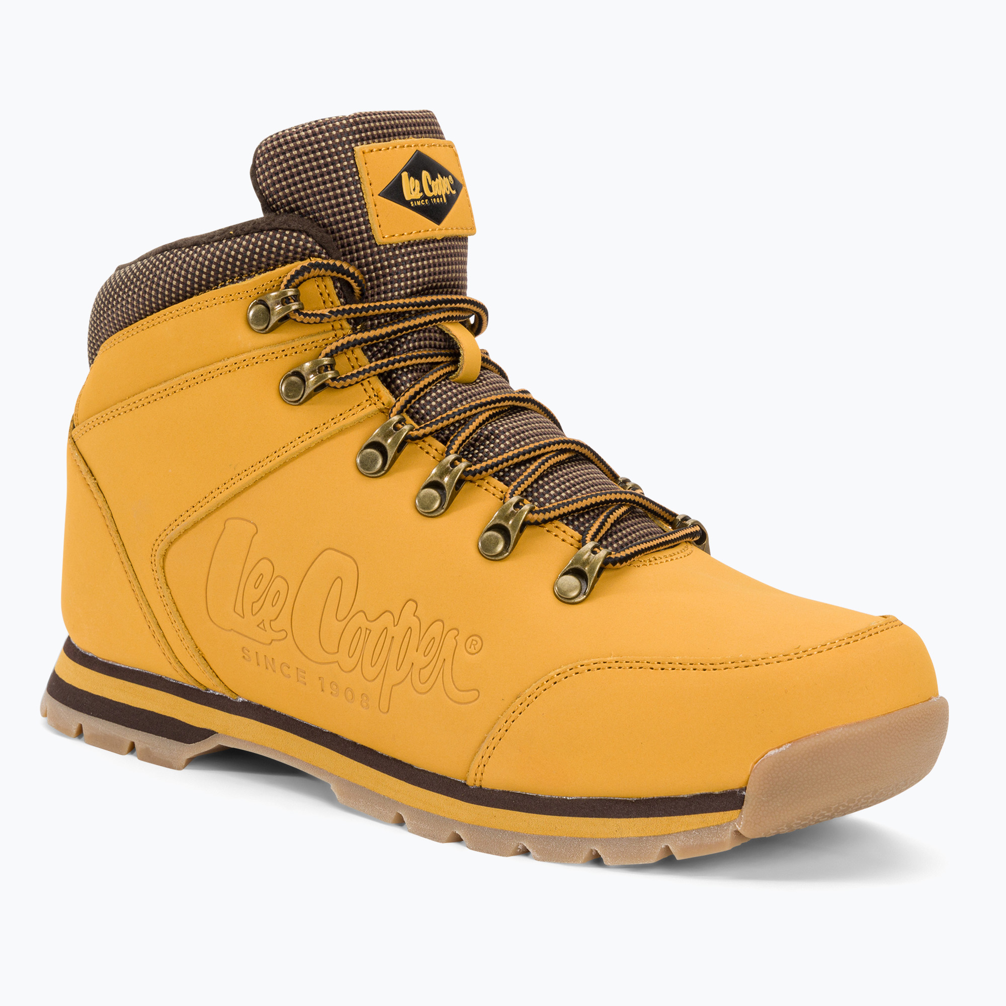 Buty turystyczne męskie Lee Cooper LCJ-21-01-0706 camel 