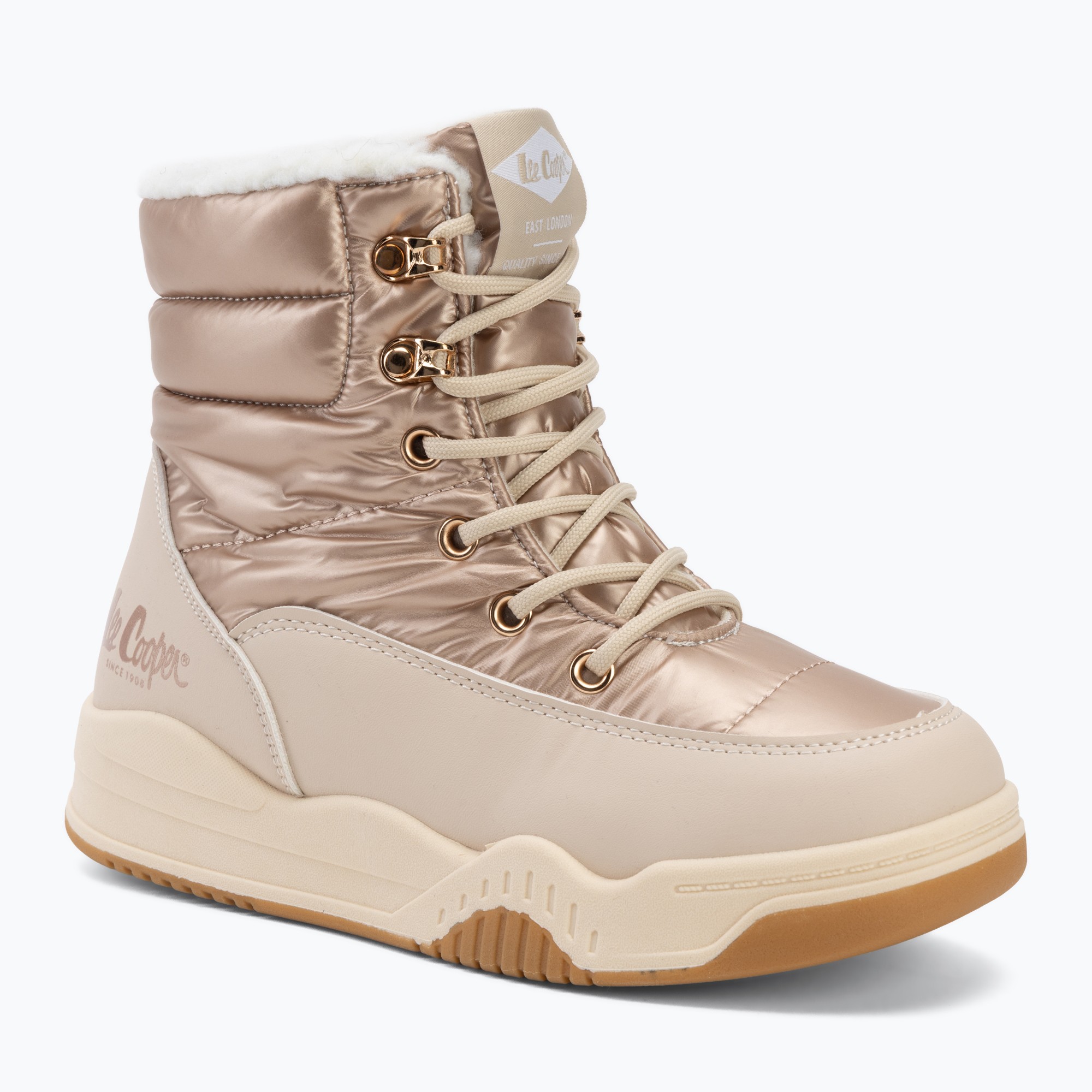 Дамски ботуши за сняг Lee Cooper LCJ-26-44-4564LA gold
