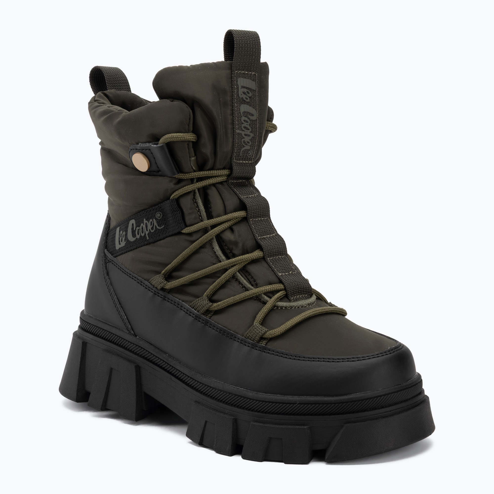 Śniegowce damskie Lee Cooper LCJ-26-01-4630LA khaki | WYSYŁKA W 24H | 30 DNI NA ZWROT