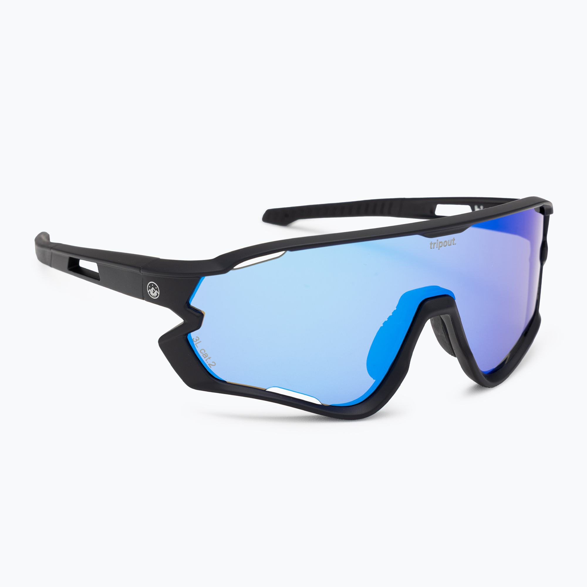 Ochelari de soare Tripout Force black/blue axiom