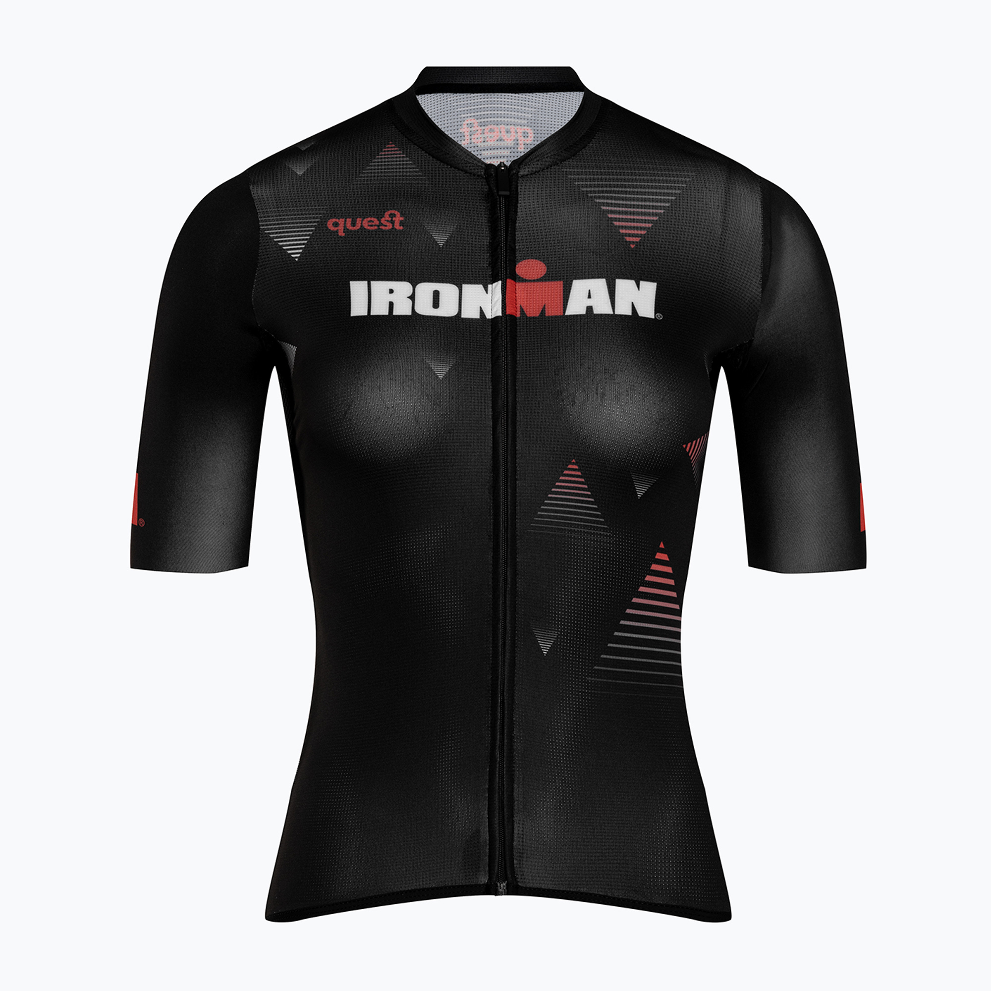 Maglia ciclismo da donna Quest Race Line France Iron Man nero (S) (Race Line France IRONMAN W S24/KKR-WMN-BLACK)