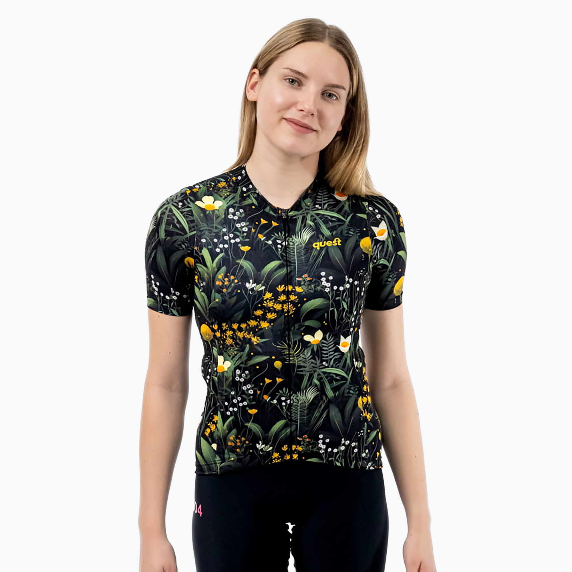 Maglia ciclismo donna Quest Flowers W (M) (Flowers W S25/KKR-FLOWERS-WMN)
