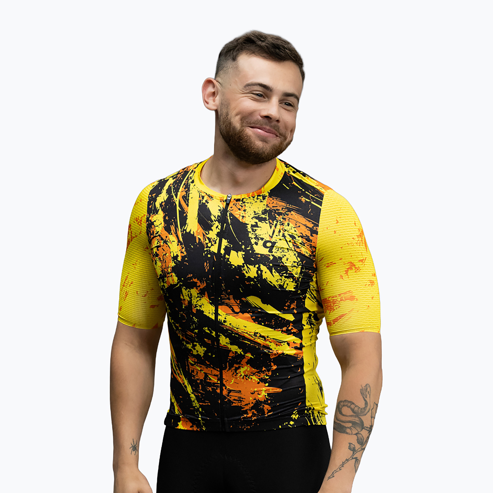 Мъжка тениска за колоездене Quest Tiger Dust