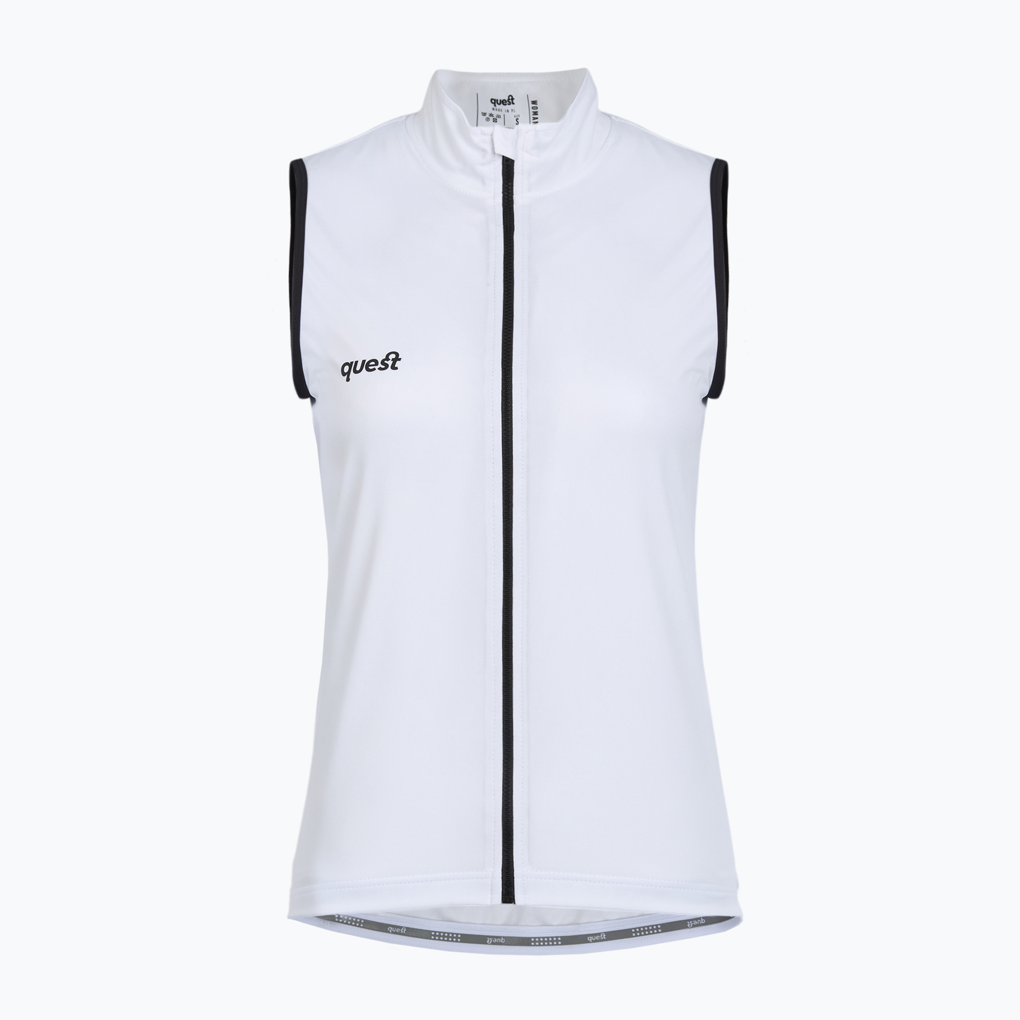 Дамска велосипедна жилетка Quest Summer white