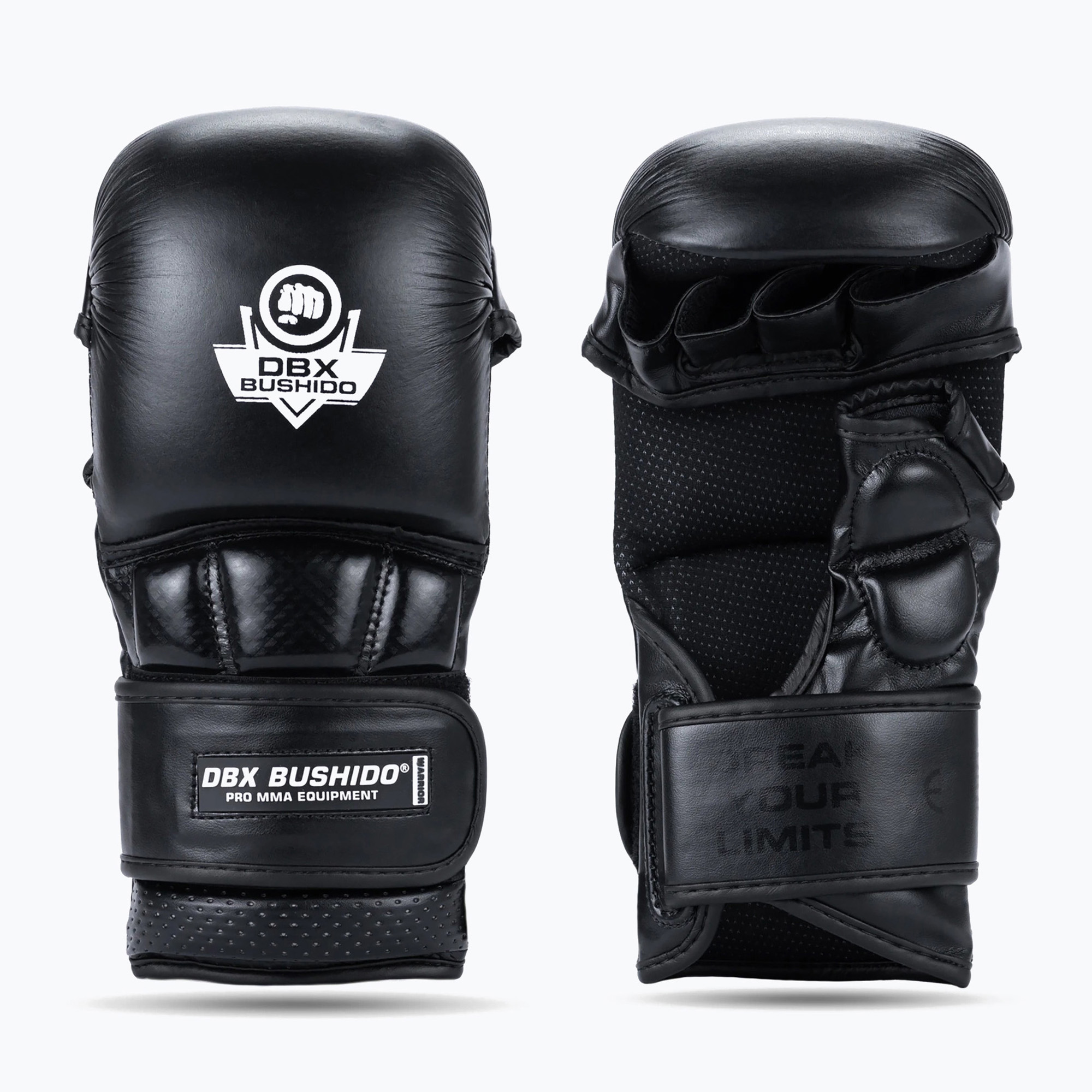 Rękawice grapplingowe DBX BUSHIDO MMA Premium czarny 