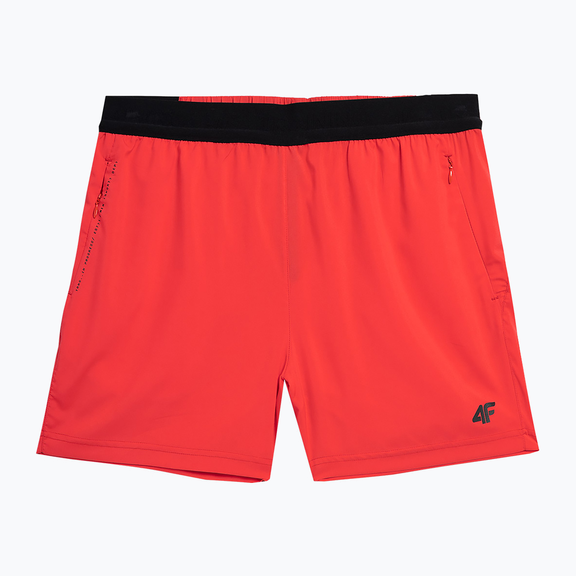 Мъжки къси панталони за тренировка 4F червени 4FSS23TFSHM148-62S