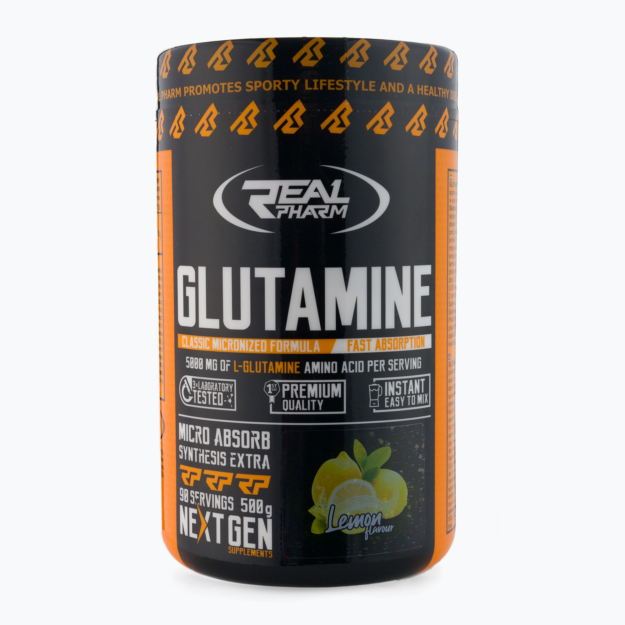 Real Pharm amino acids glutamine 500g lemon 666251 (500 g)