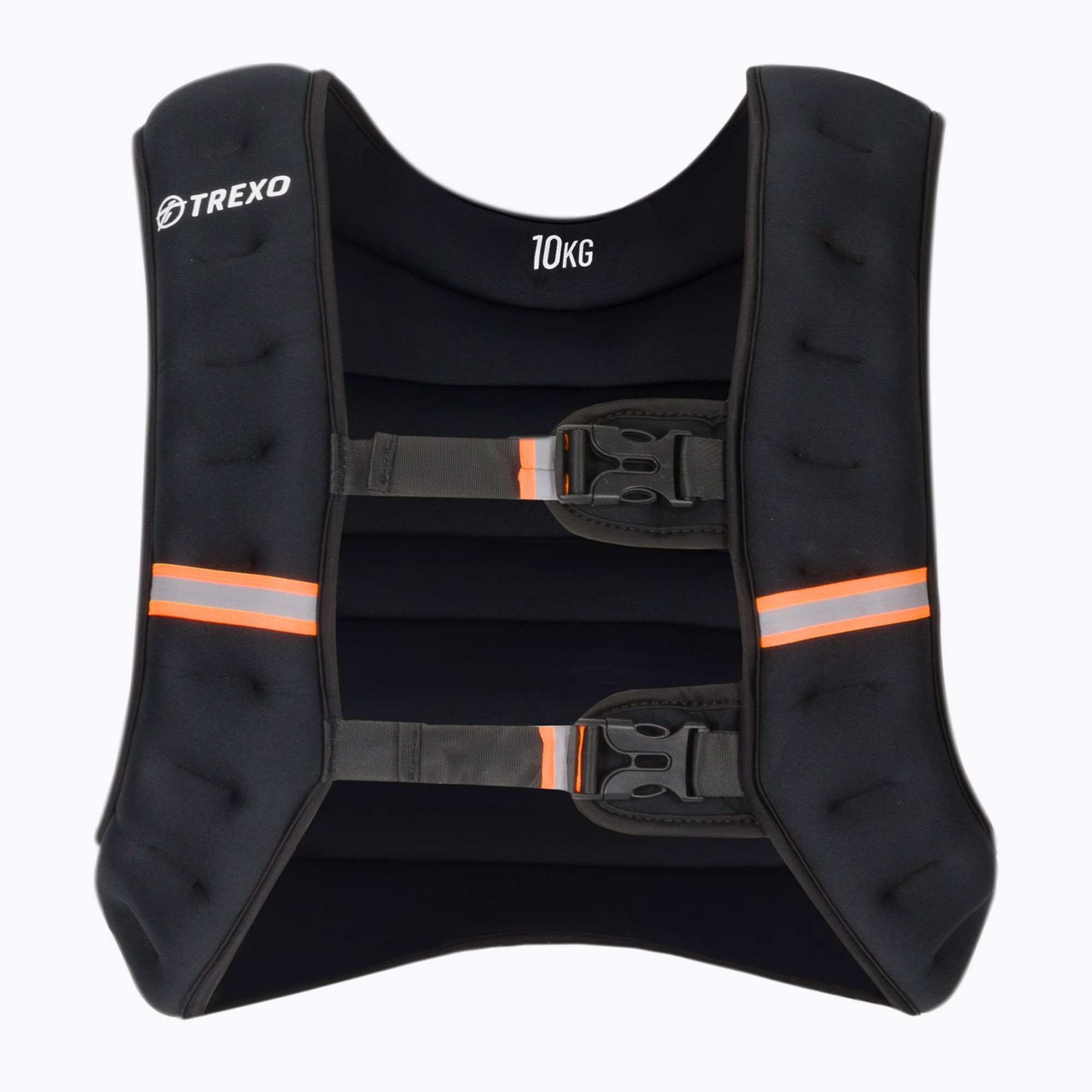 TREXO WV-10 Gilet per allenamento con i pesi da 10 kg nero (WV-10)