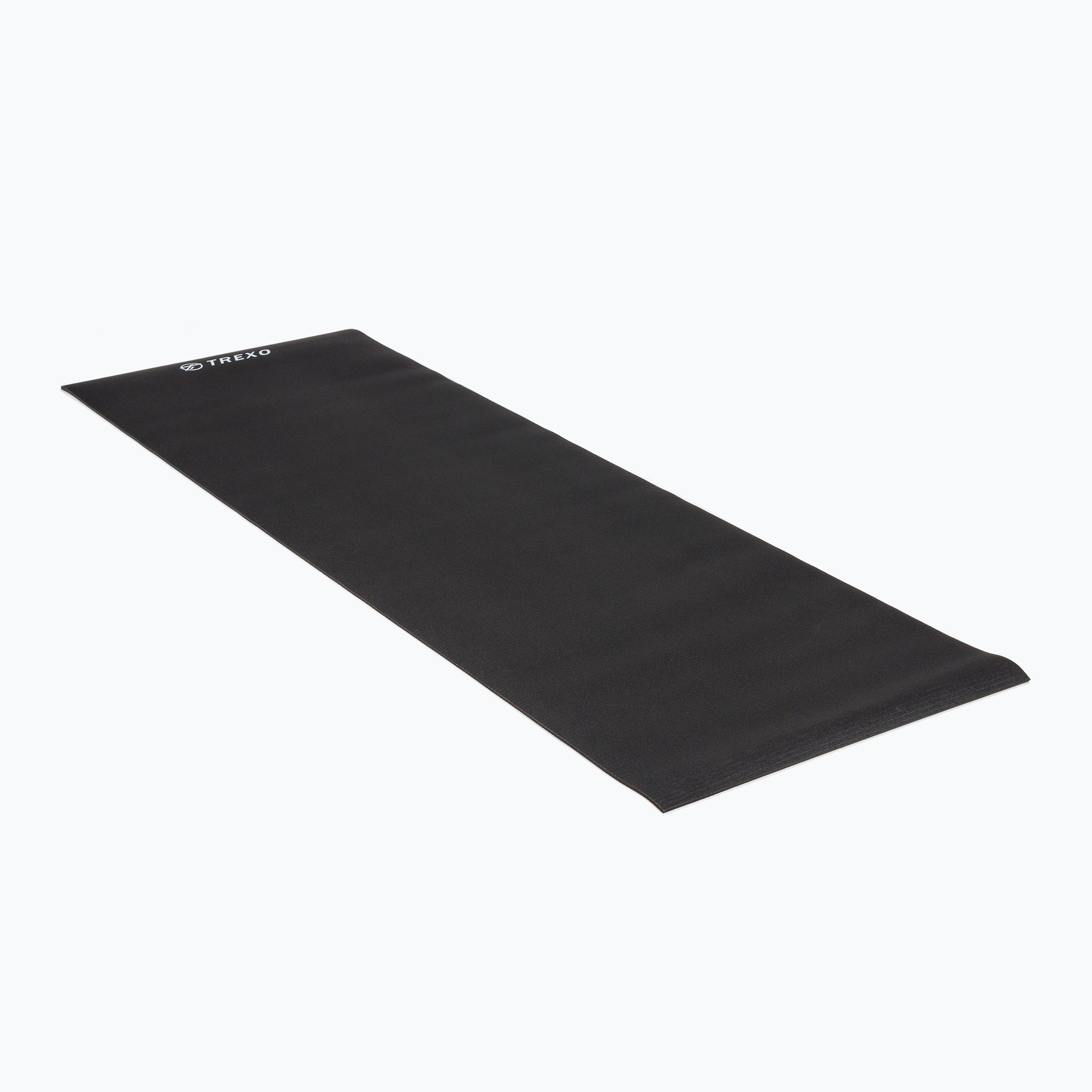TREXO PVC 6 mm yoga mat negru YM-P01C (YM-P01C)
