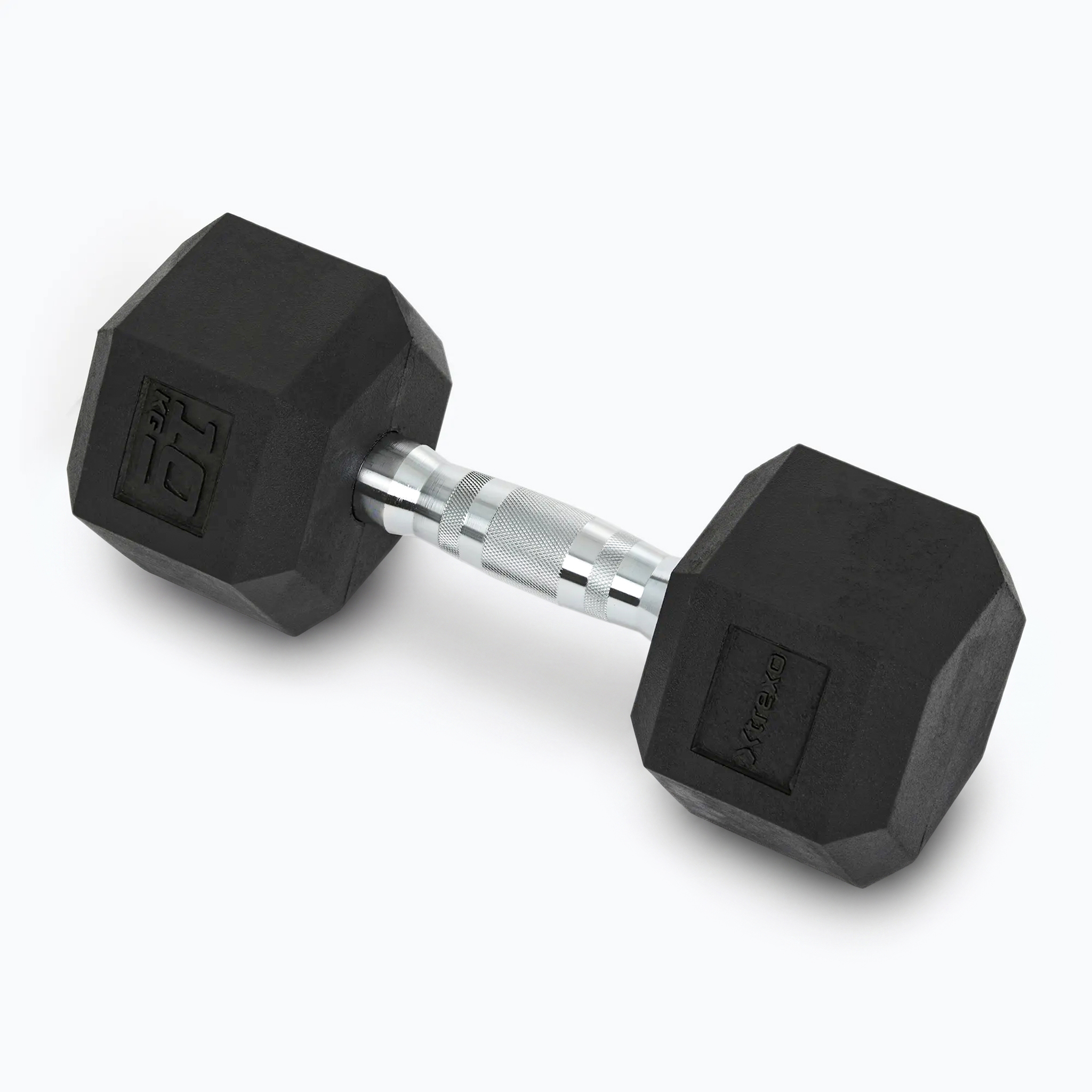 Гумиран дъмбел XTREXO Hex HXD100 10 kg