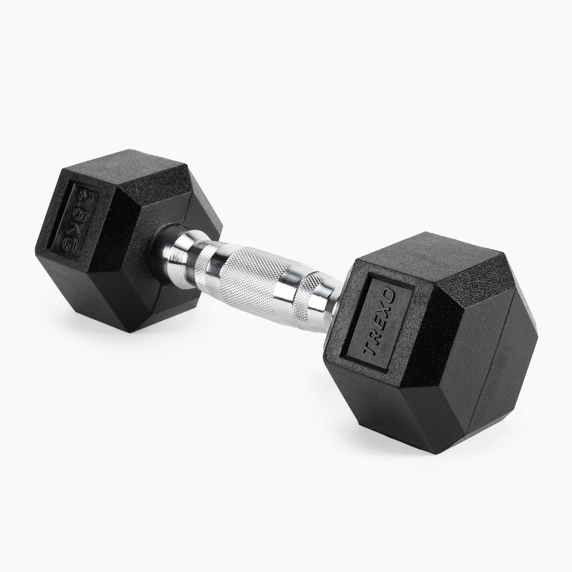 Hantel ogumowany TREXO Hex 2.5 kg 