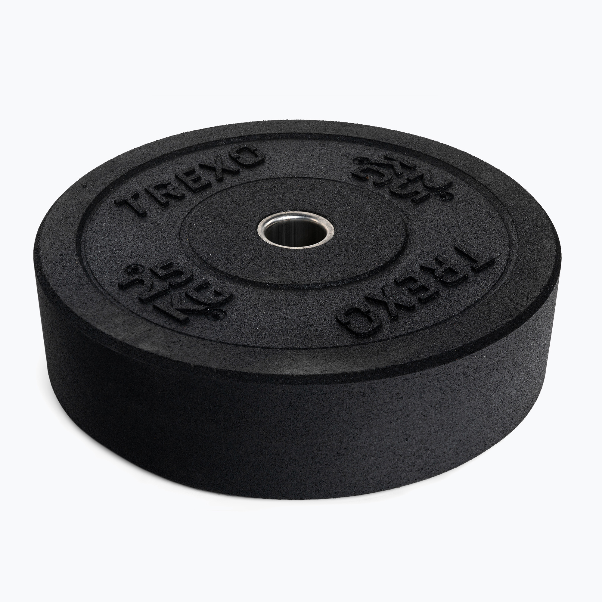 Obciążenie bumperowe olimpijskie TREXO TRX-BMP025 25 kg czarne 
