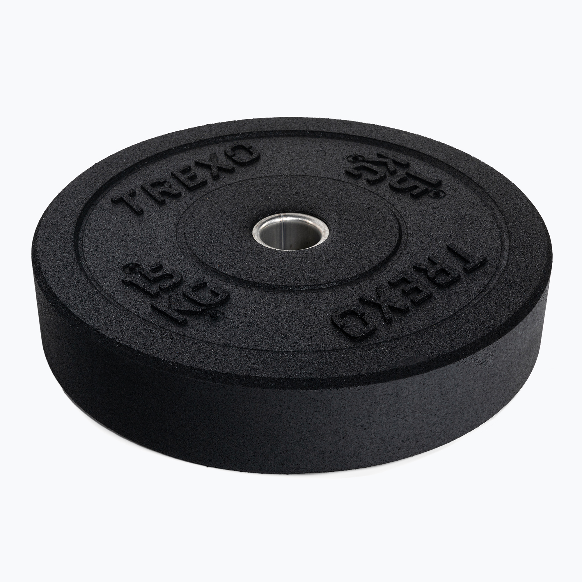 Obciążenie bumperowe olimpijskie TREXO TRX-BMP015 15 kg czarne 