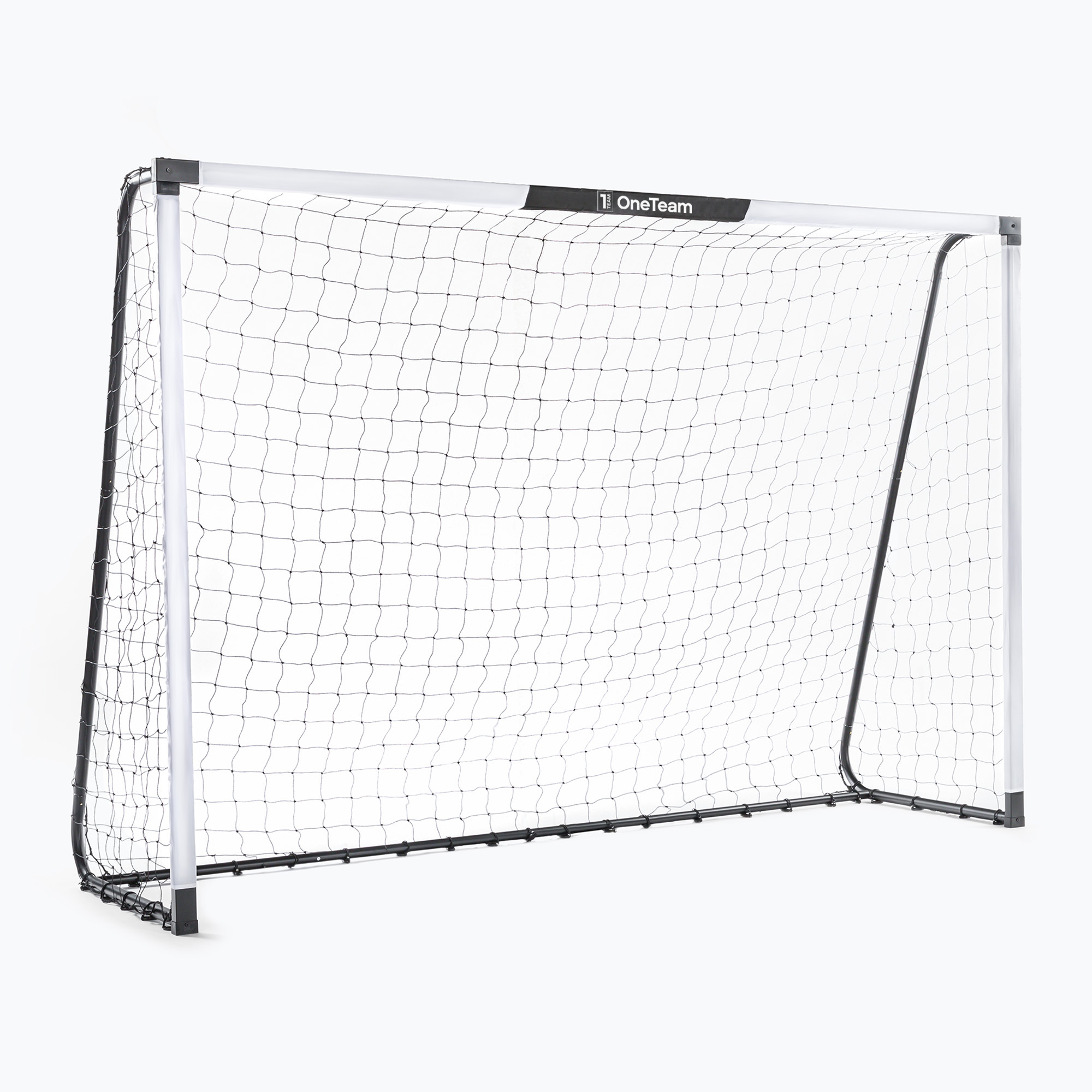 Bramka do piłki nożnej OneTeam One OT-SG3020 300 x 200 cm stal ocynkowana biały/czarny 