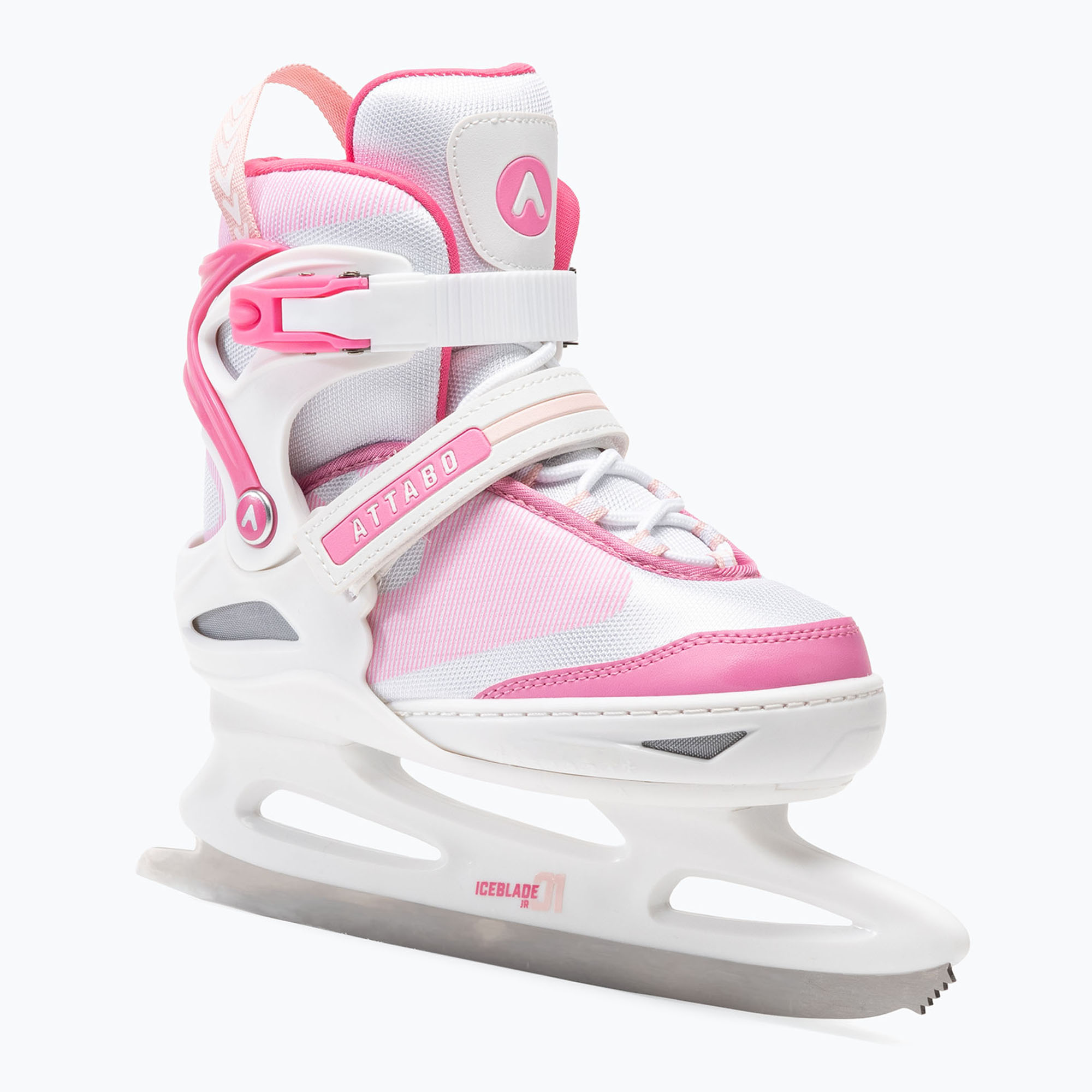 Gyermek korcsolya ATTABO ICEBLADE 01 fehér/rózsaszín (ICEBLADE 01 ATB-IB01P)