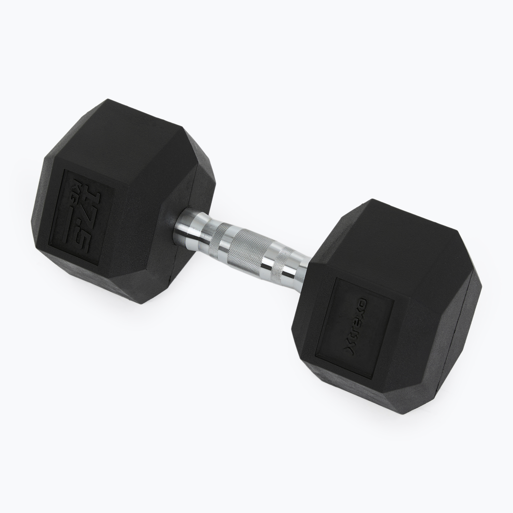 Halteră cauciucată XTREXO Hex 17.5 kg