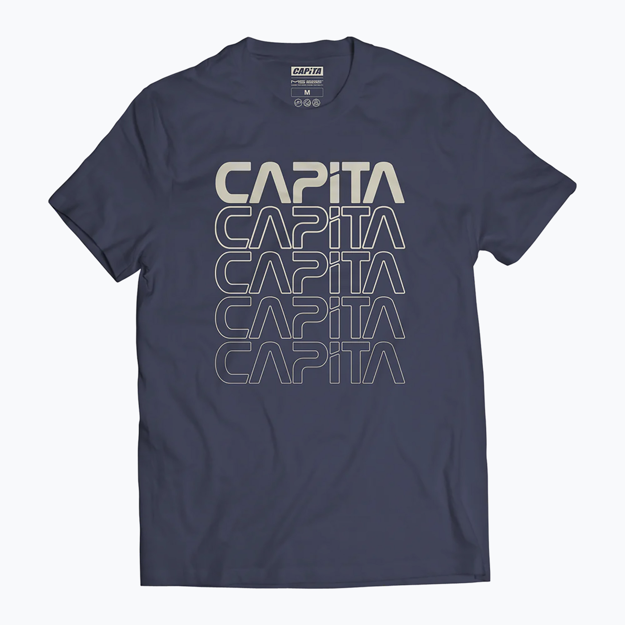 Tricou CAPiTA Worm navy