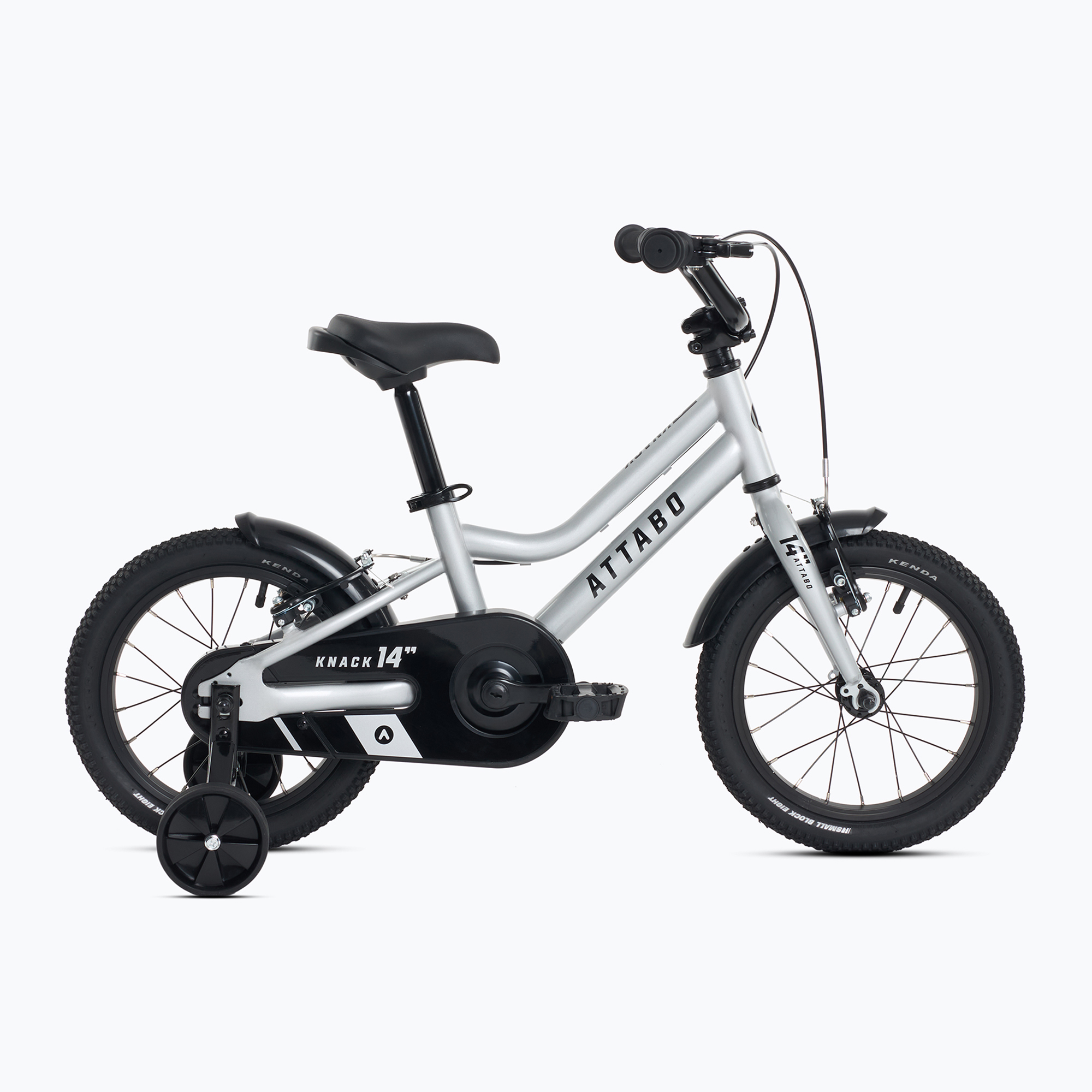 Detský bicykel ATTABO KNACK 14" silver (KNACK 14" ATB-B5I058-SV)