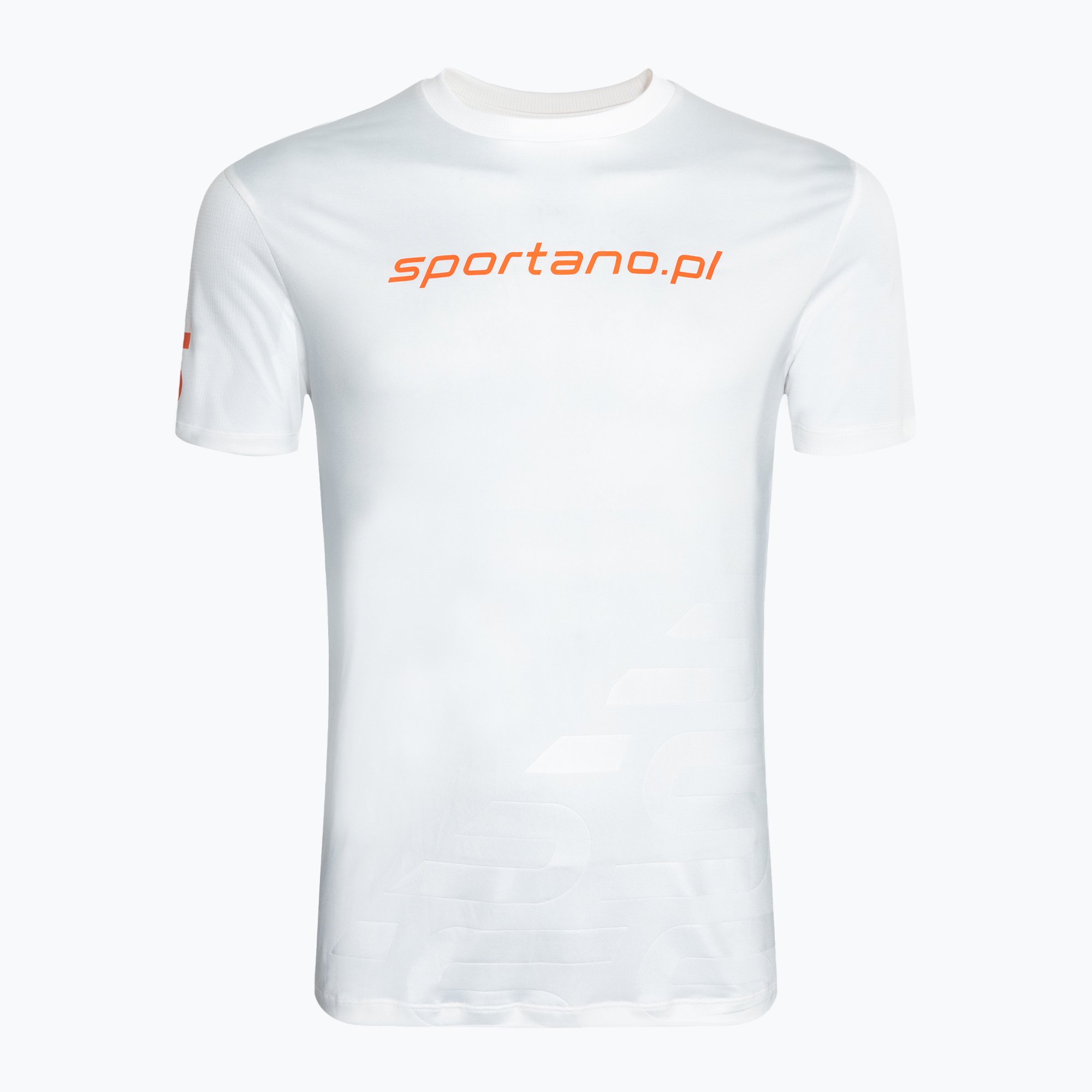 Tricou de alergare pentru bărbați SPORTANO Active Men biały (Active Men KDV-B4AP058-WT)