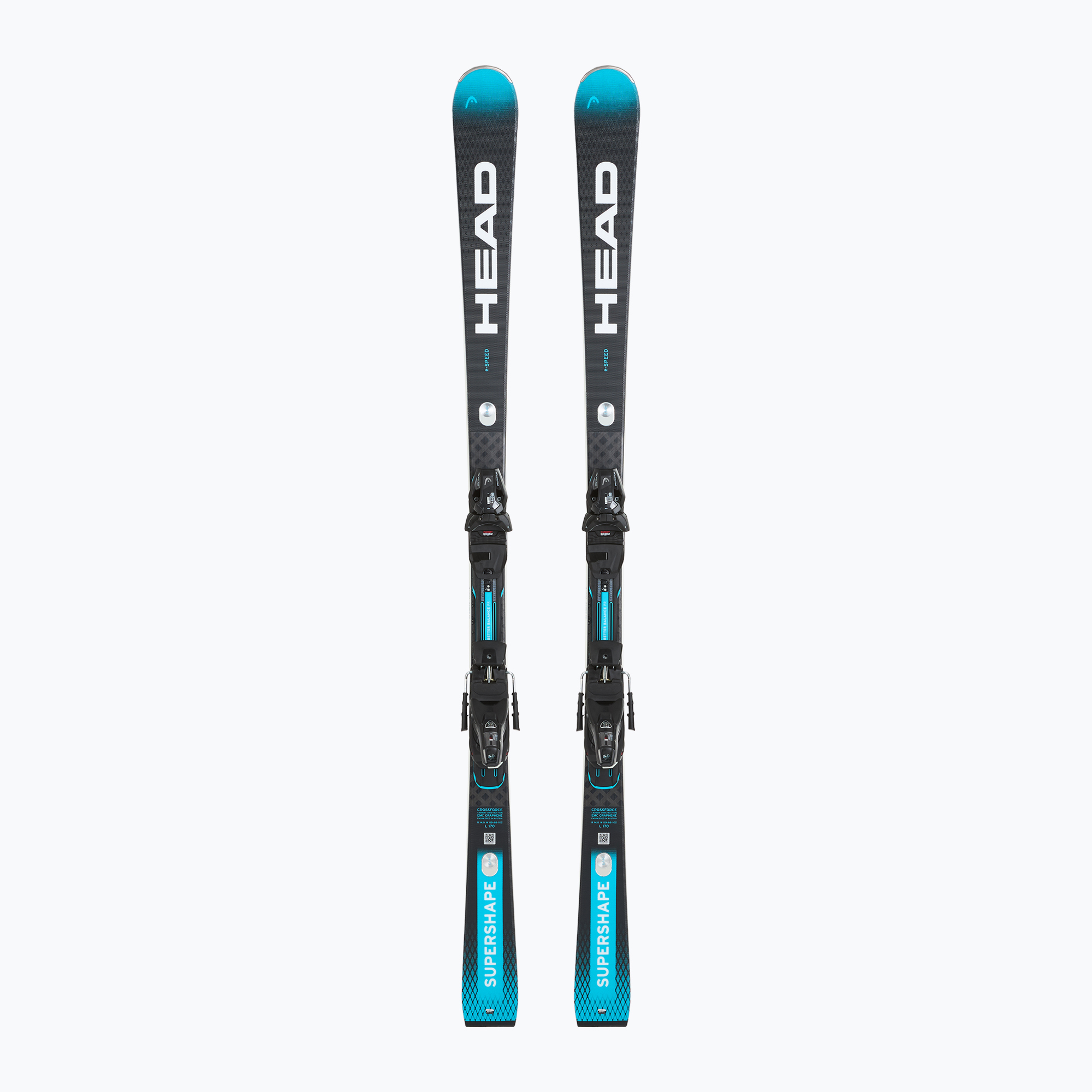 Zjazdové lyže HEAD Supershape e-Speed SW BB-PR + viazanie Protector PR 13 GW black/blue