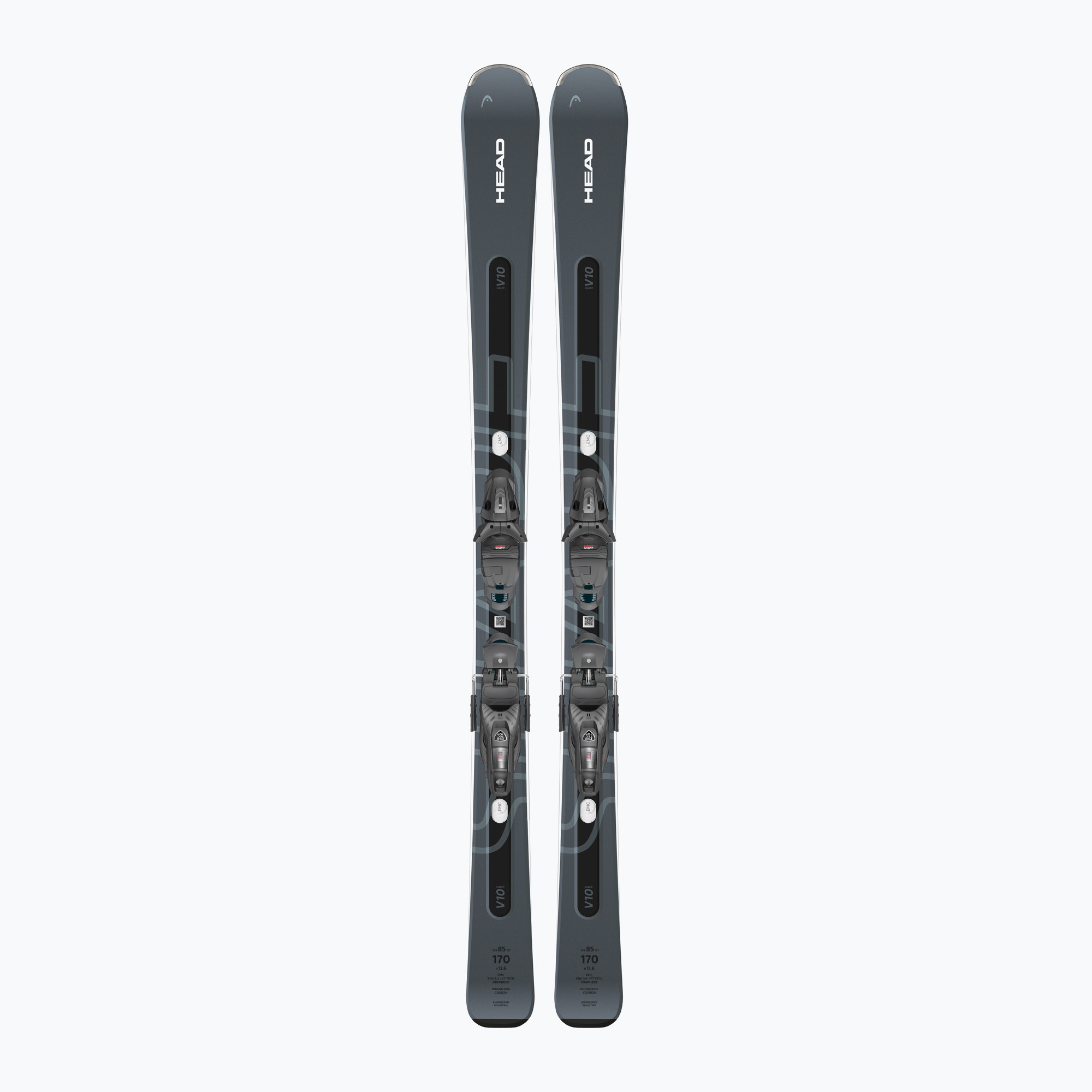 Zjazdové lyže HEAD Shape e-V10 SW AMT-PR + viazanie Protector PR 11 GW anthracite/grey