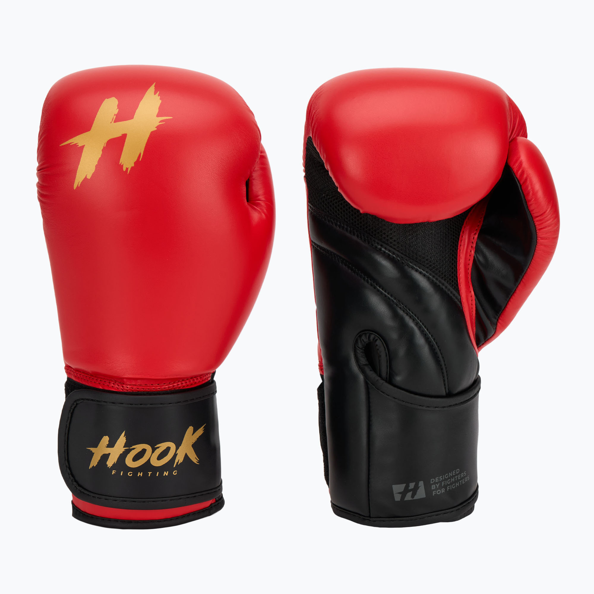 Rękawice bokserskie HOOK FIGHTING Ready To Train czerwony 