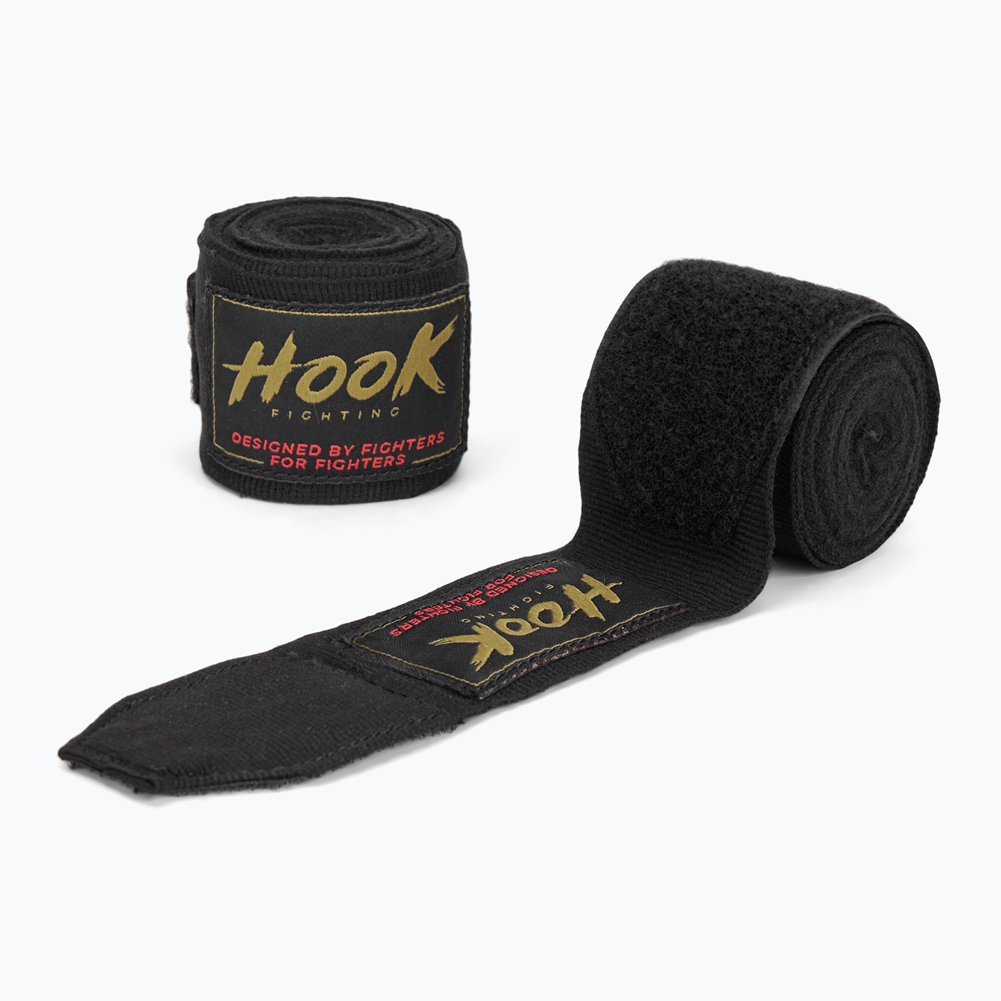 Boxerské bandáže HOOK FIGHTING TX0-B4M0045 400 cm čierna
