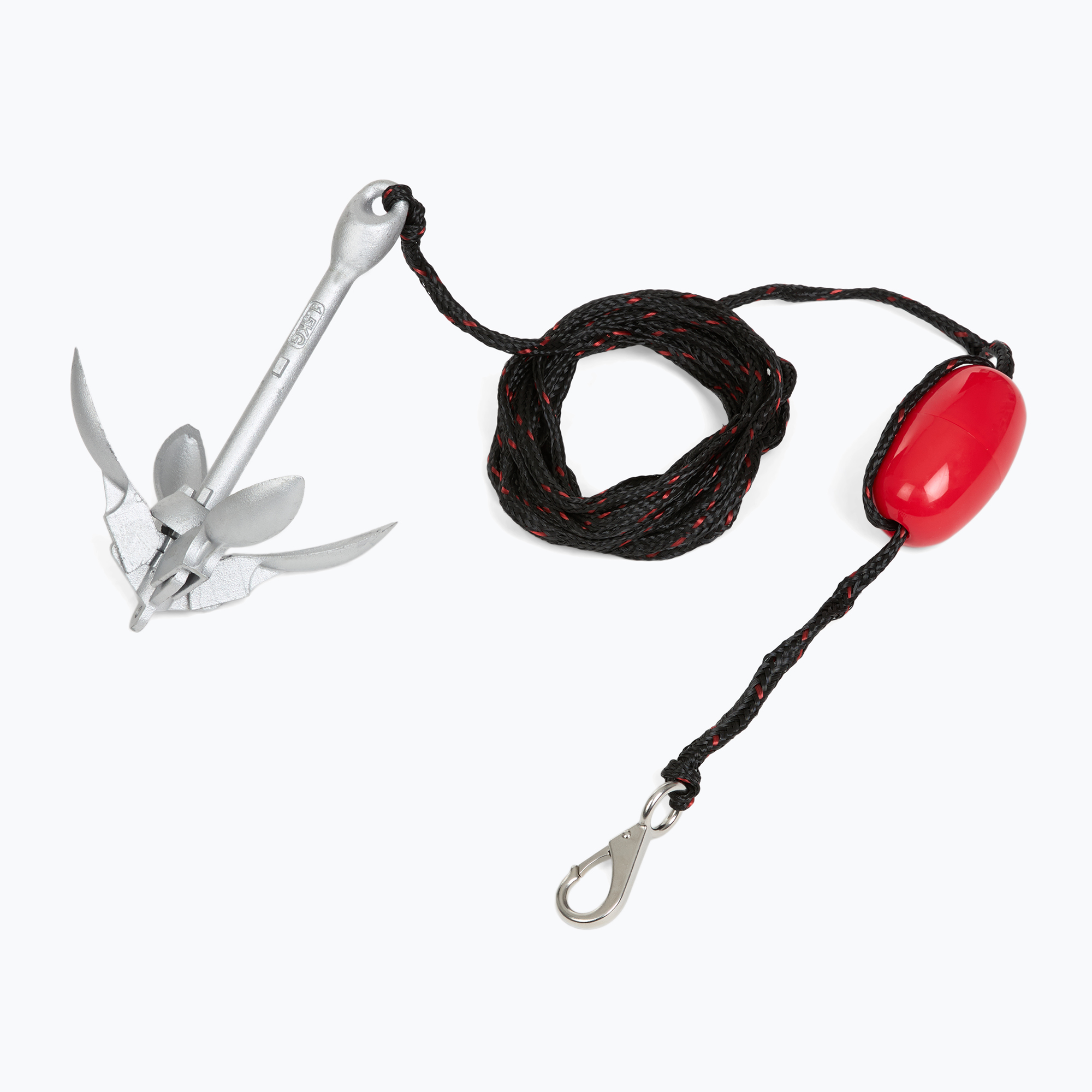 Котва за джет ски, каяк/SUP AQUASTIC 1,5 kg 7,6 m silver