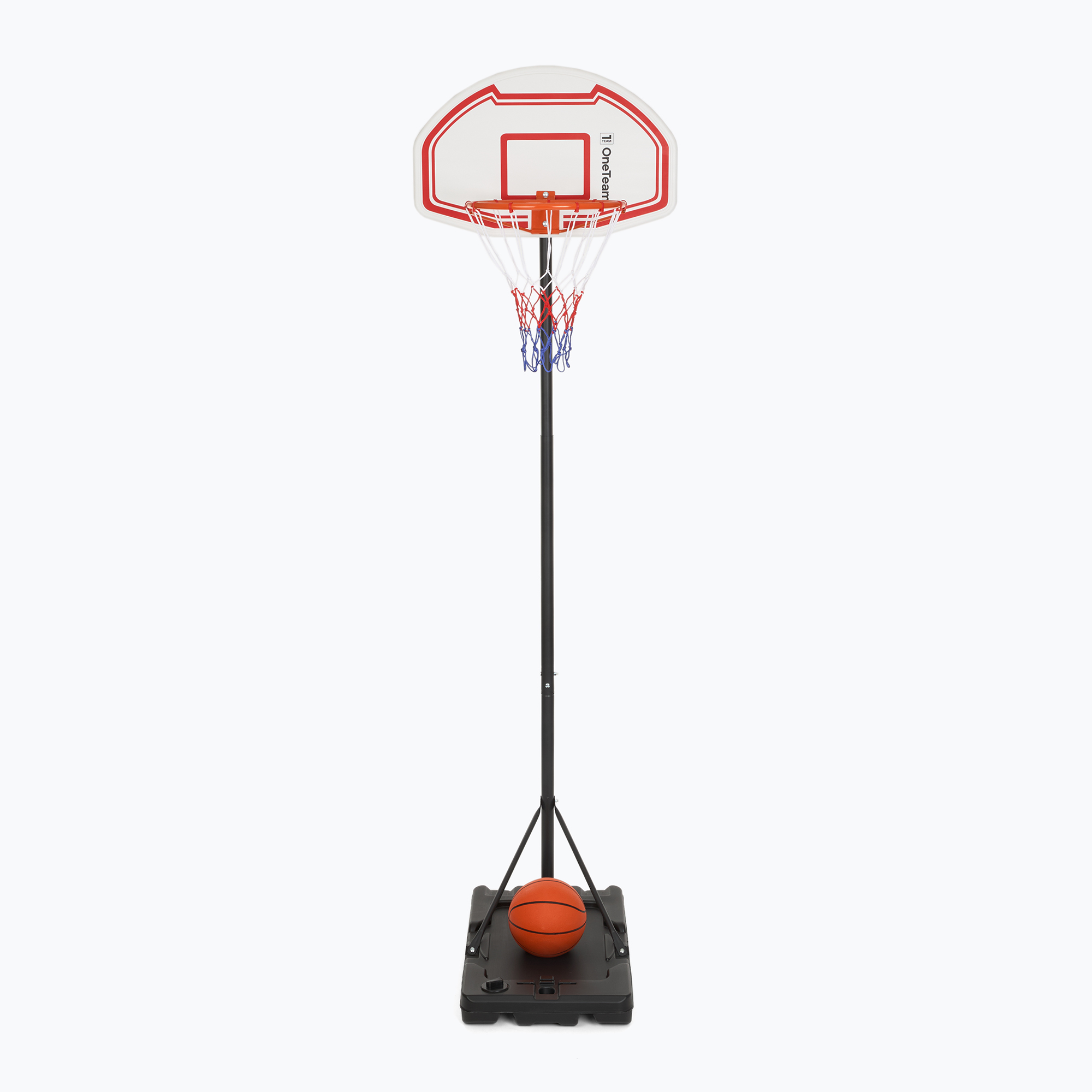 Детски кош за баскетбол OneTeam K01 with a black ball