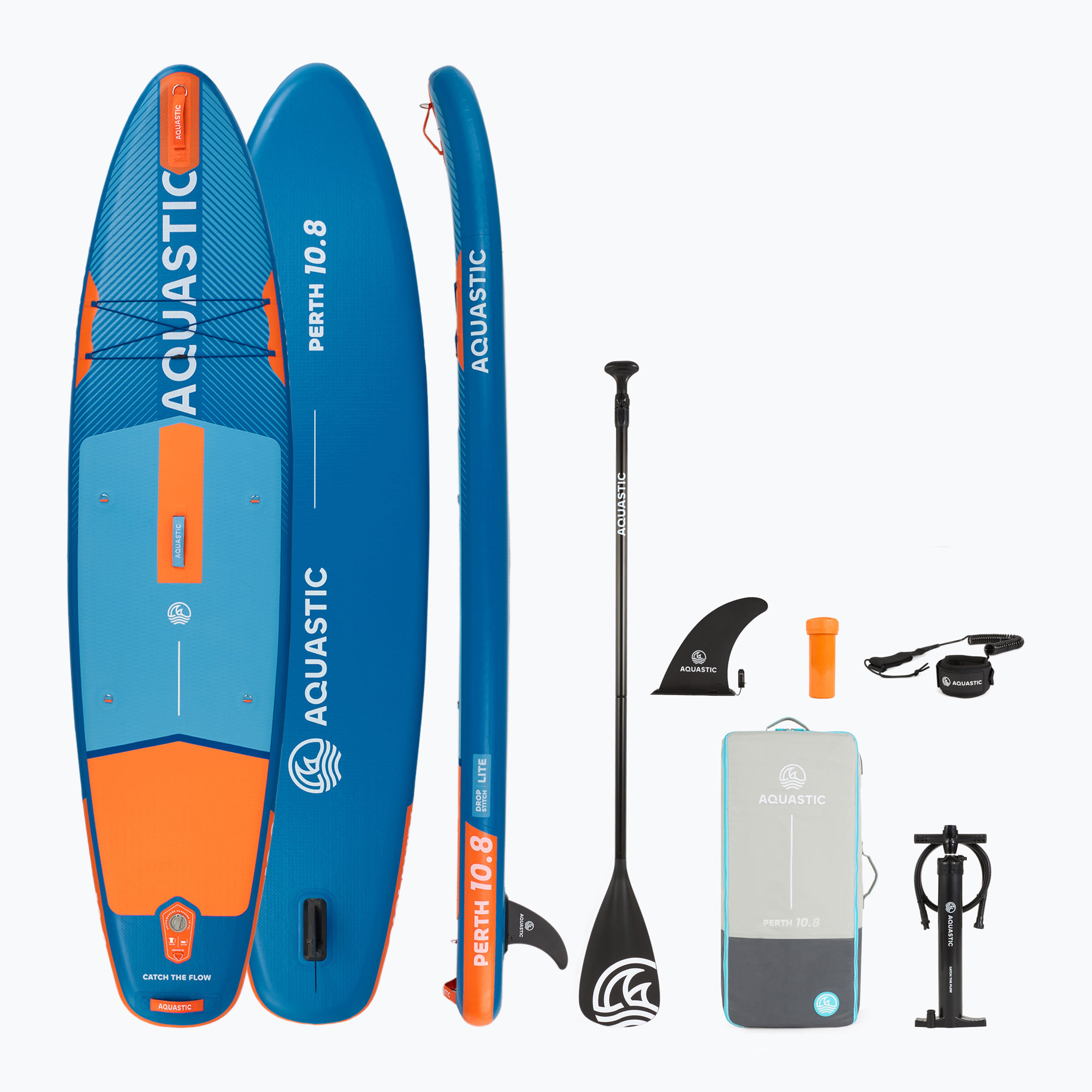 Zestaw deska SUP pompowana AQUASTIC Perth 10'8
