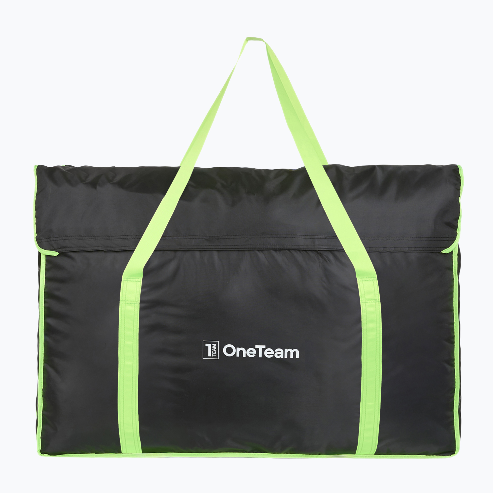 Geantă pentru transport poartă OneTeam Swiftgoal 180 x 120 cm negru/verde